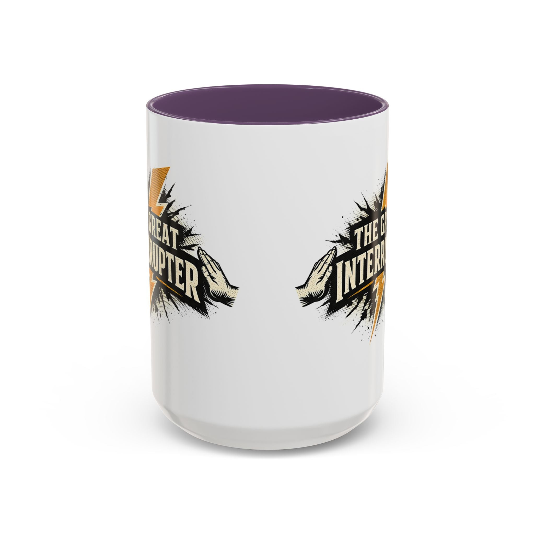 The Great Interrupter Coffee Mug — Funny Lightning Bolt Accent Ceramic Mug