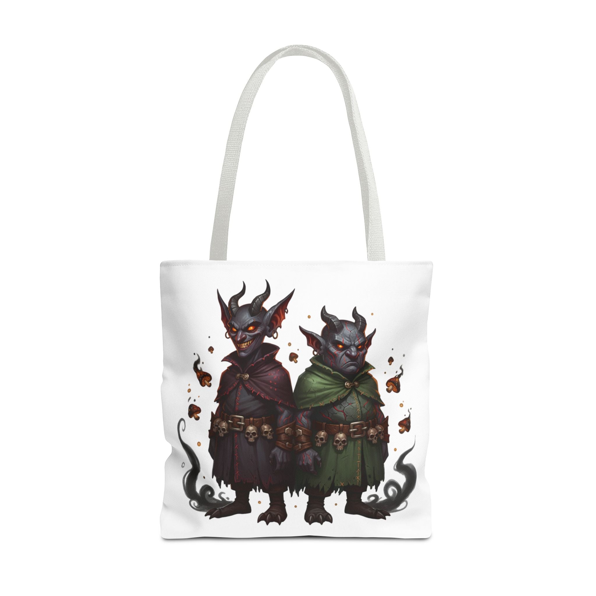 Tote Bag — Cute Dark Demon Duo Illustration Tote