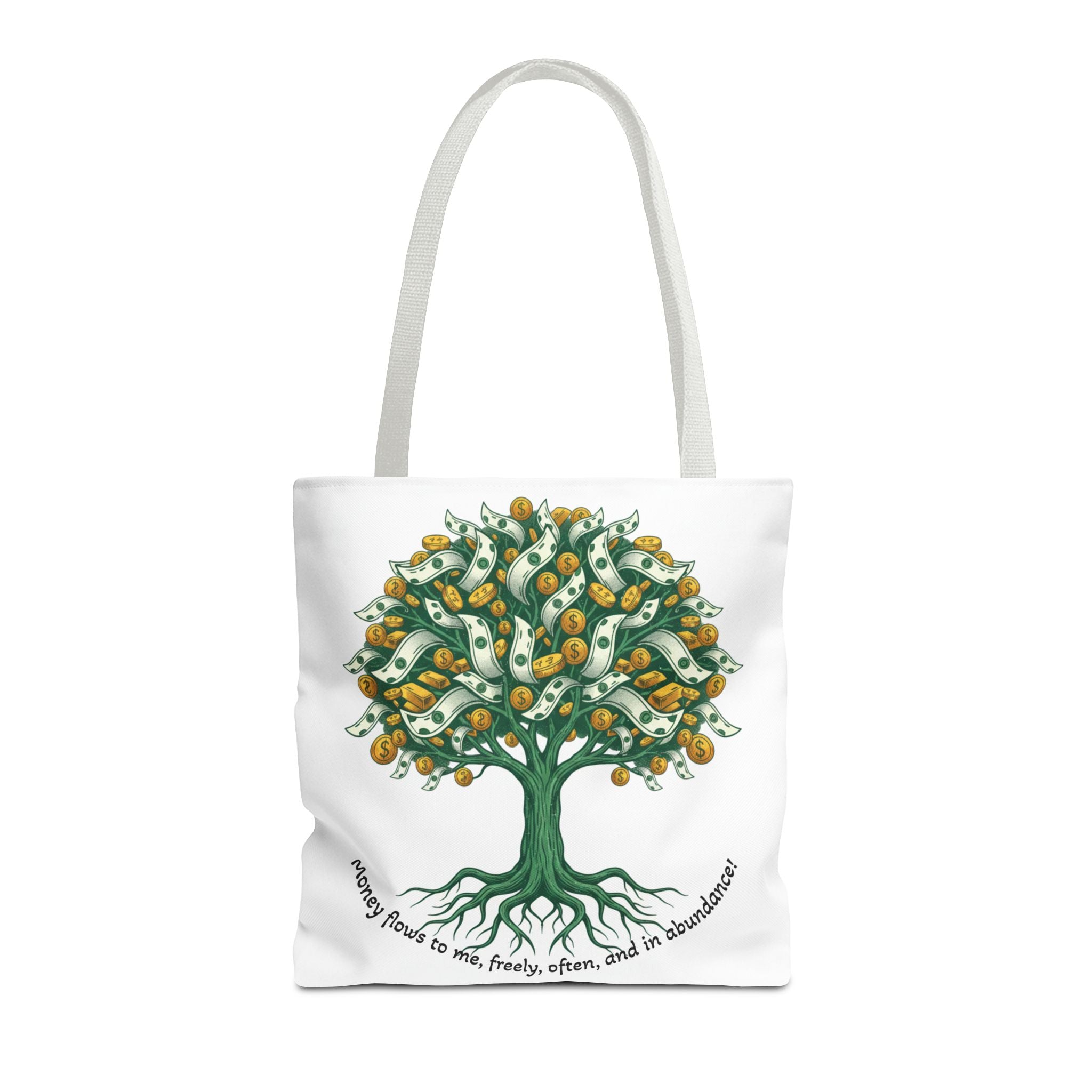 Money Tree Tote Bag — Illustrated Cash Tree Eco Shopper