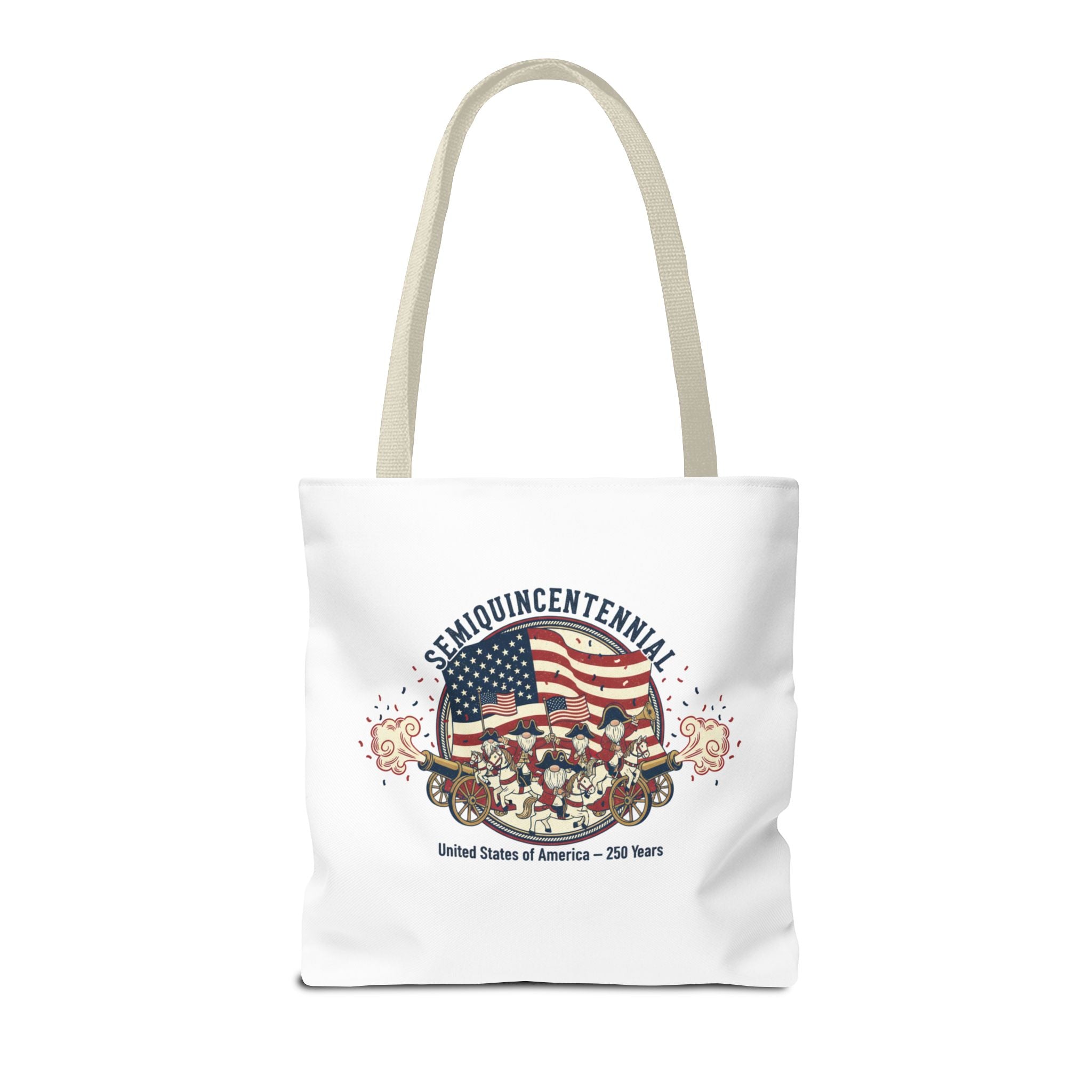 Semiquincentennial Tote Bag — USA 250 Years Flag & Celebration Design