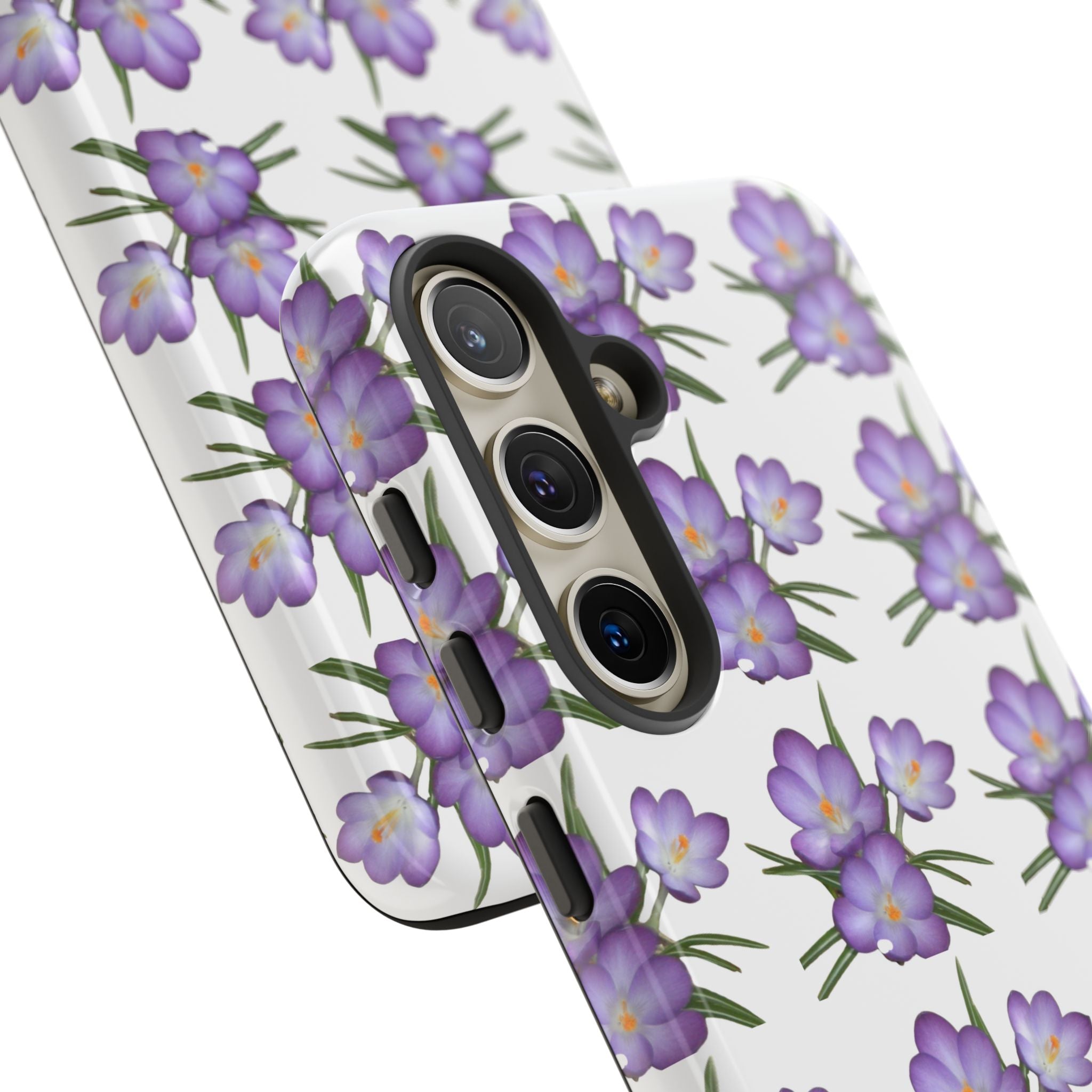 Tough Case — Purple Floral Phone Case