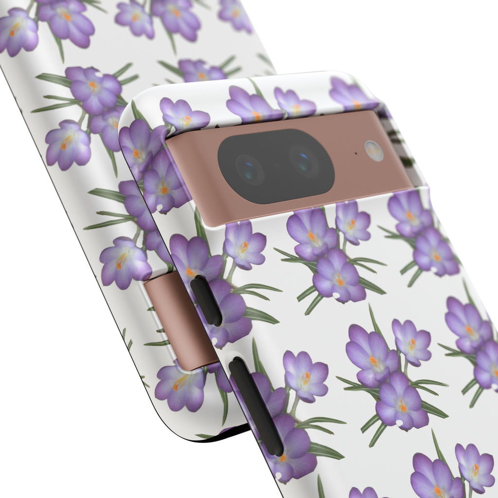 Tough Case — Purple Floral Phone Case