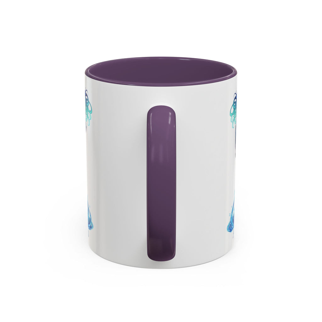 Aquarius Zodiac Coffee Mug — Water Bearer Astrology Accent Mug
