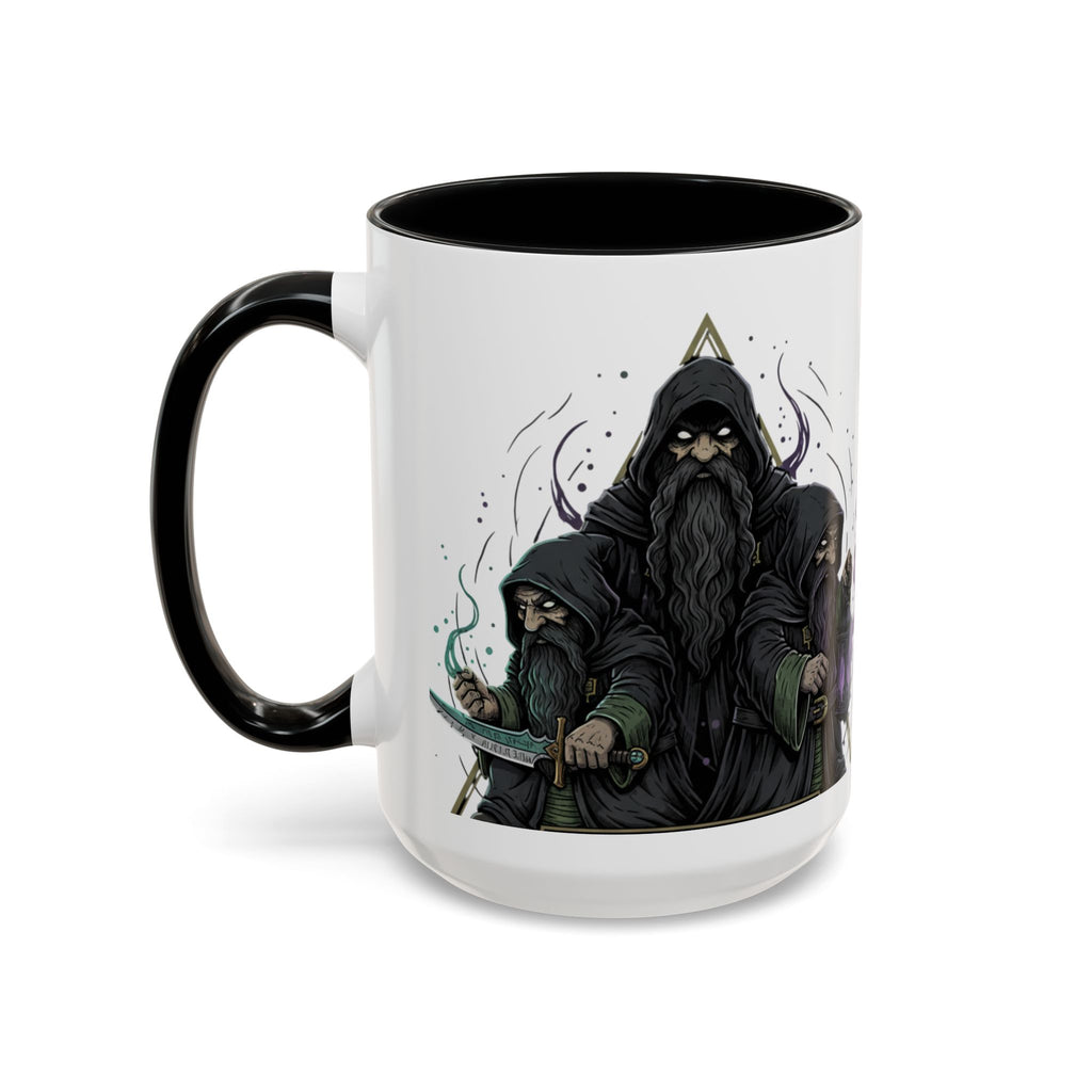 Grim Sorcerer Accent Coffee Mug – Witchy Wizard Magic 11/15oz