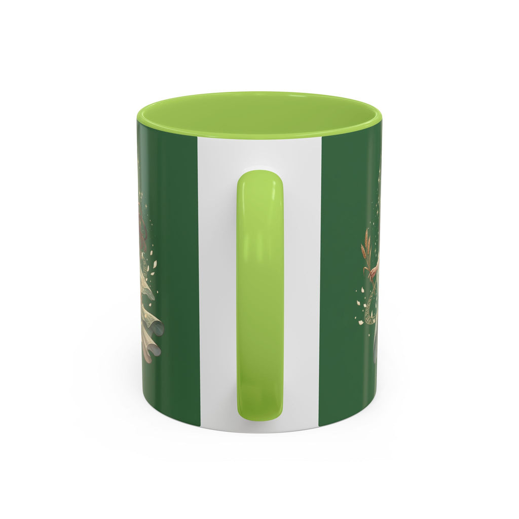 Virgo Zodiac Accent Coffee Mug — Astrological Virgo Gift (11/15oz)