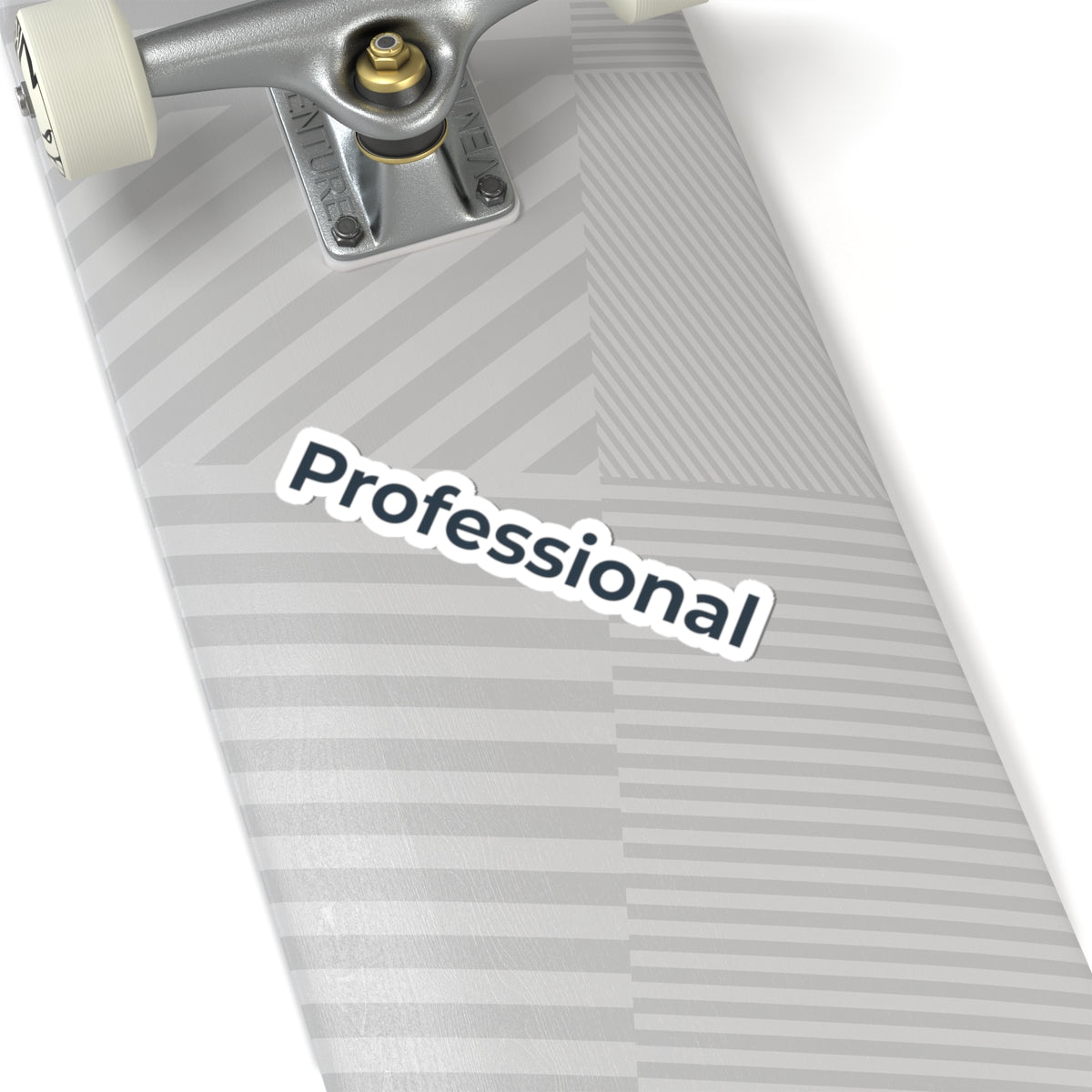 Professional Kiss-Cut Sticker — Minimal Text Laptop Decal