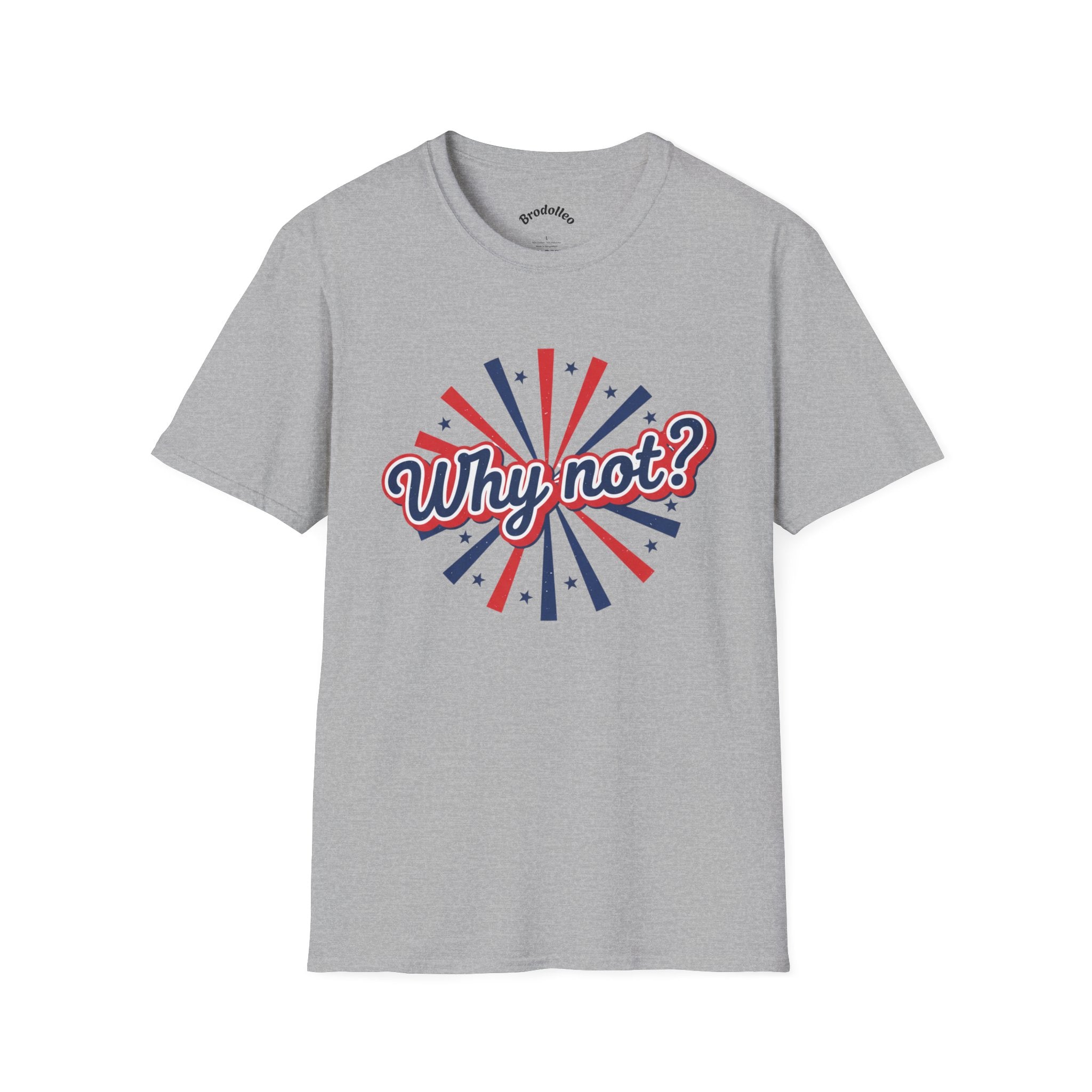 Why Not? Retro Firework Graphic T-Shirt
