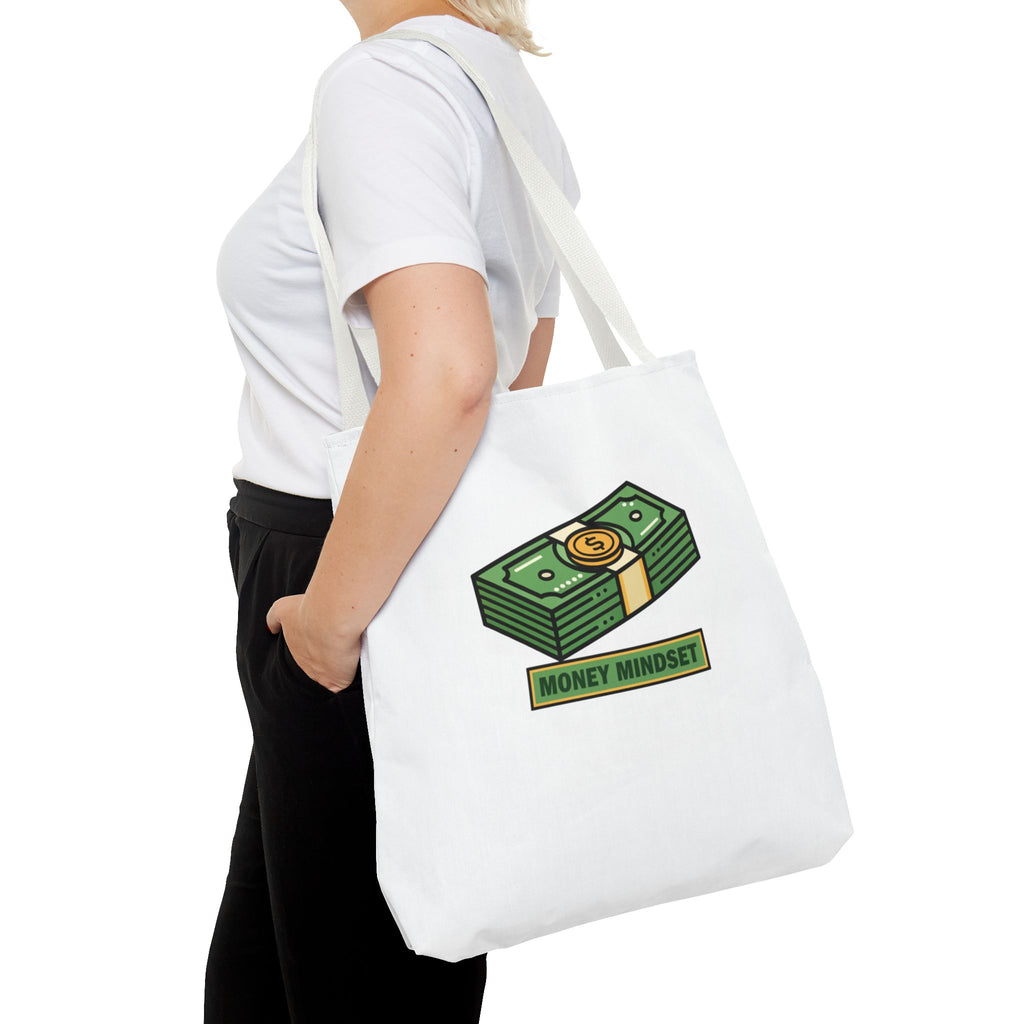 Money Mindset Tote Bag — Cash Stack Graphic Eco Shopper
