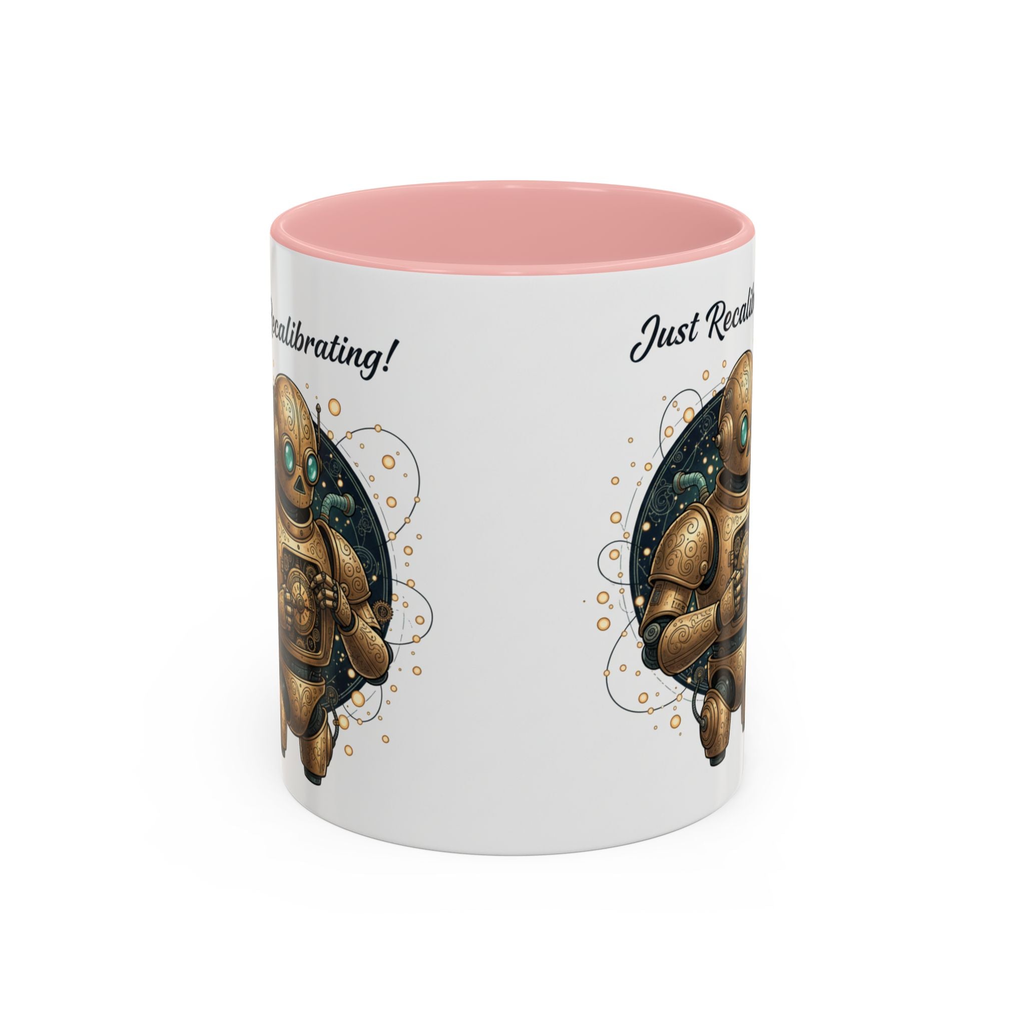 Just Recalibrating Robot Coffee Mug – Cute Steampunk Robot Accent Mug (11/15oz)