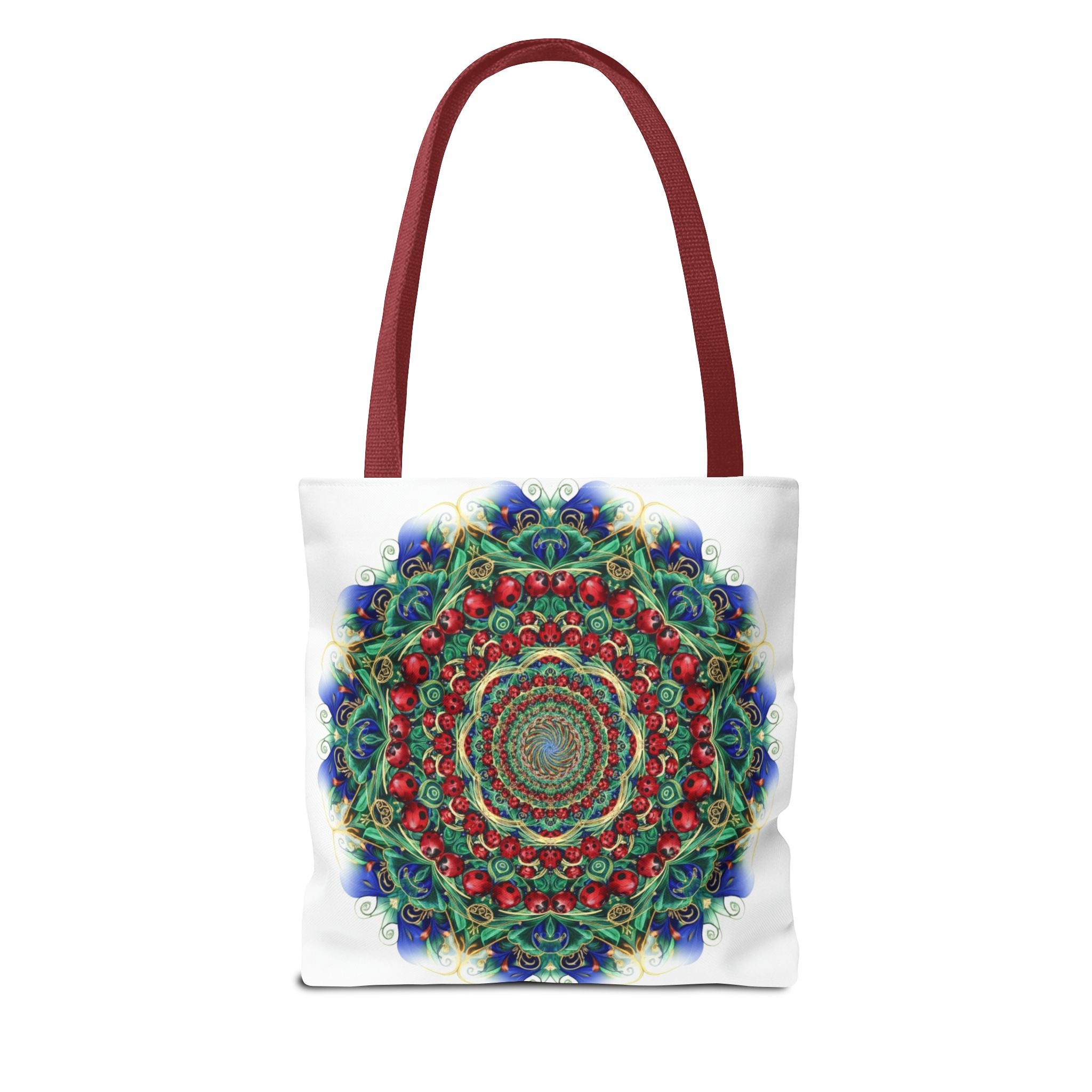Bohemian Kaleidoscope Tote Bag — Colorful Mandala AOP Beach & Market Tote