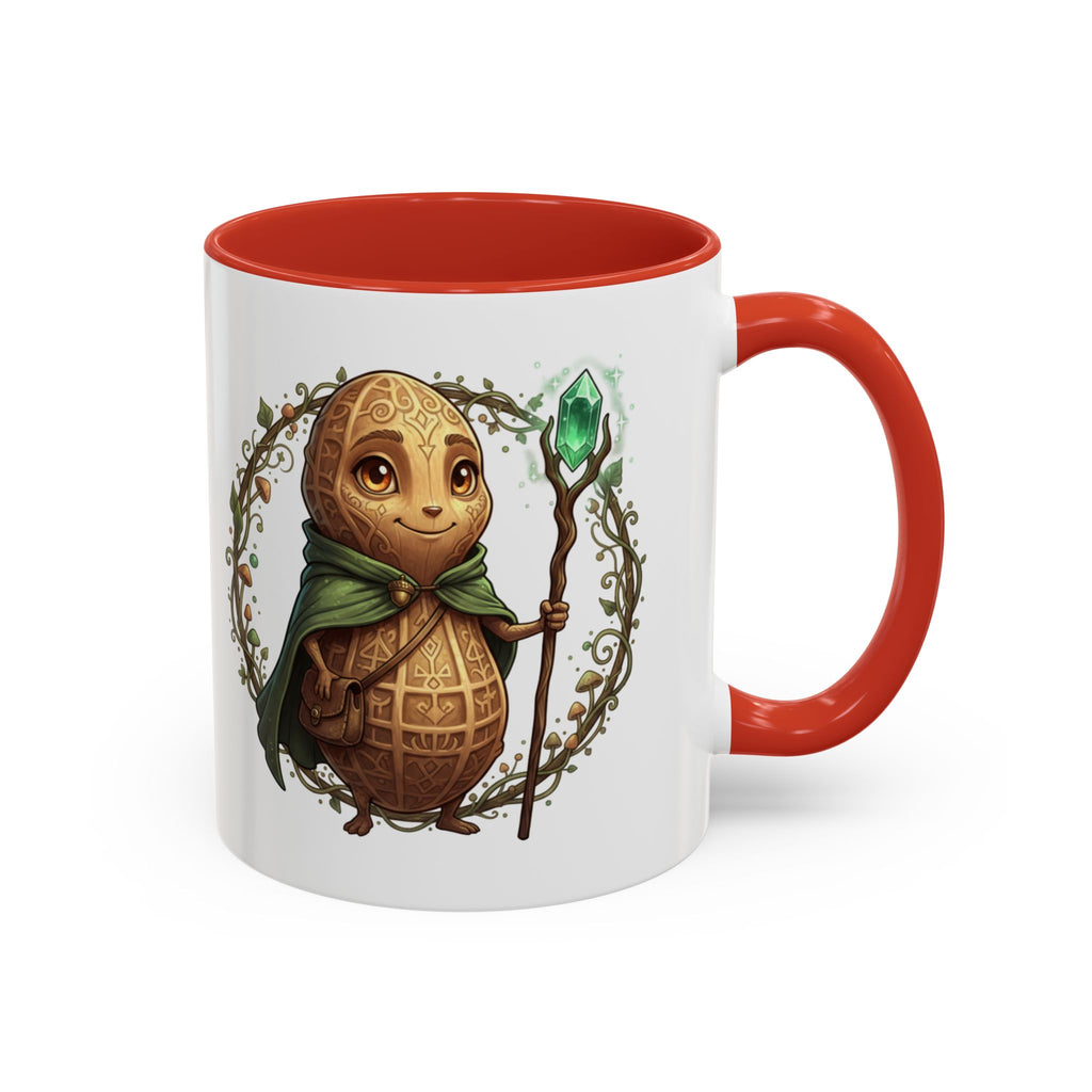 Cute Turtle Wizard Coffee Mug — Fantasy Magic Accent Mug (11/15oz)