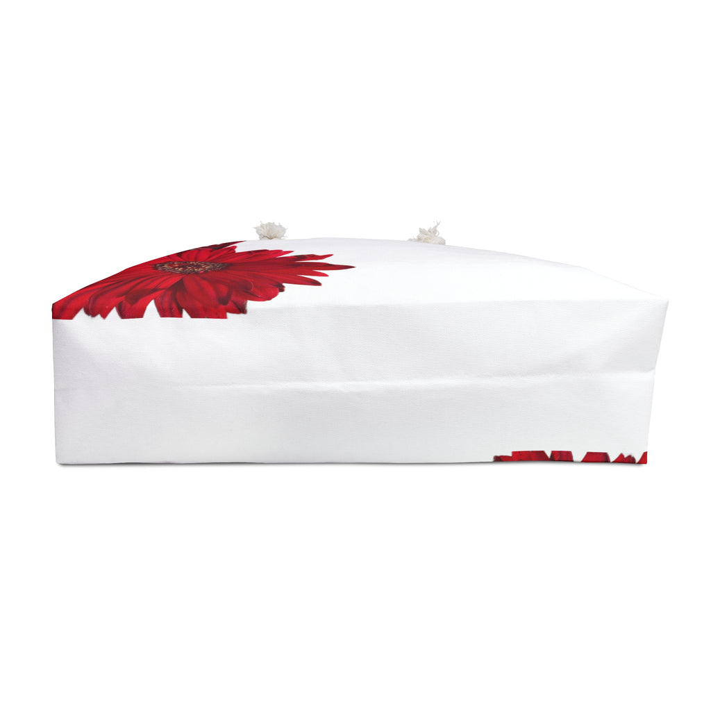 Red Gerbera Weekender Bag – Floral Travel Tote