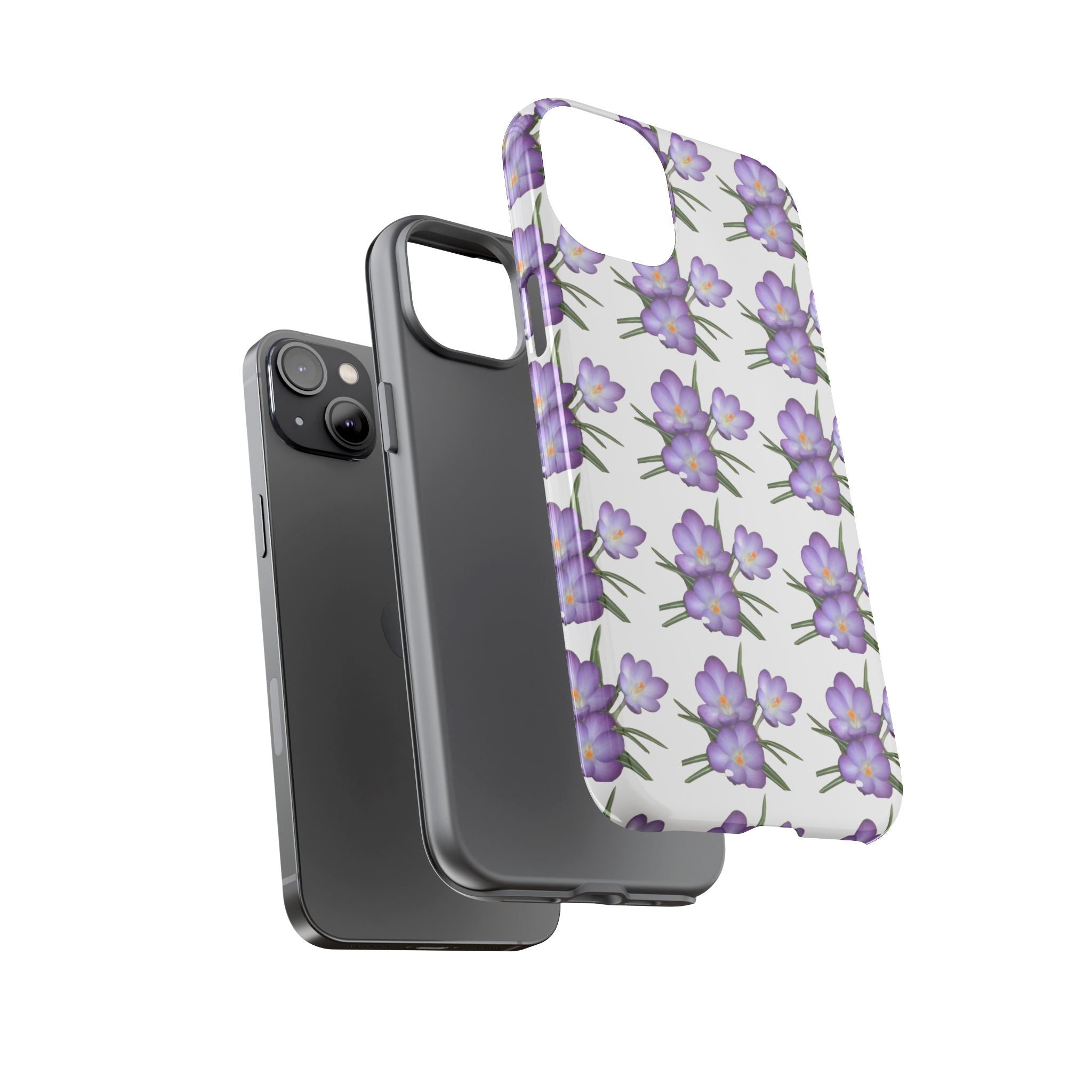 Tough Case — Purple Floral Phone Case