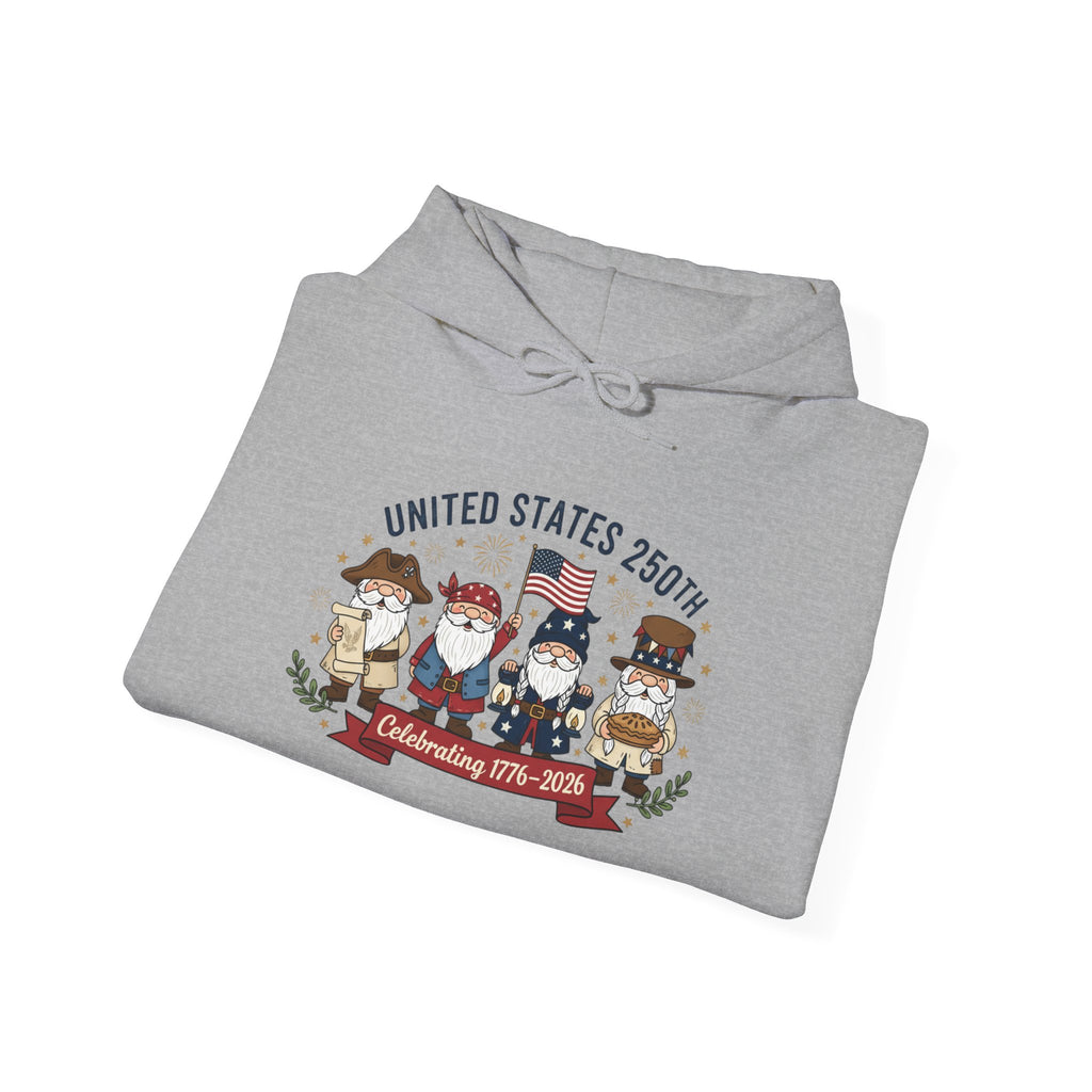 Hoodie — "United States 250th" Colonial Characters Anniversary Pullover