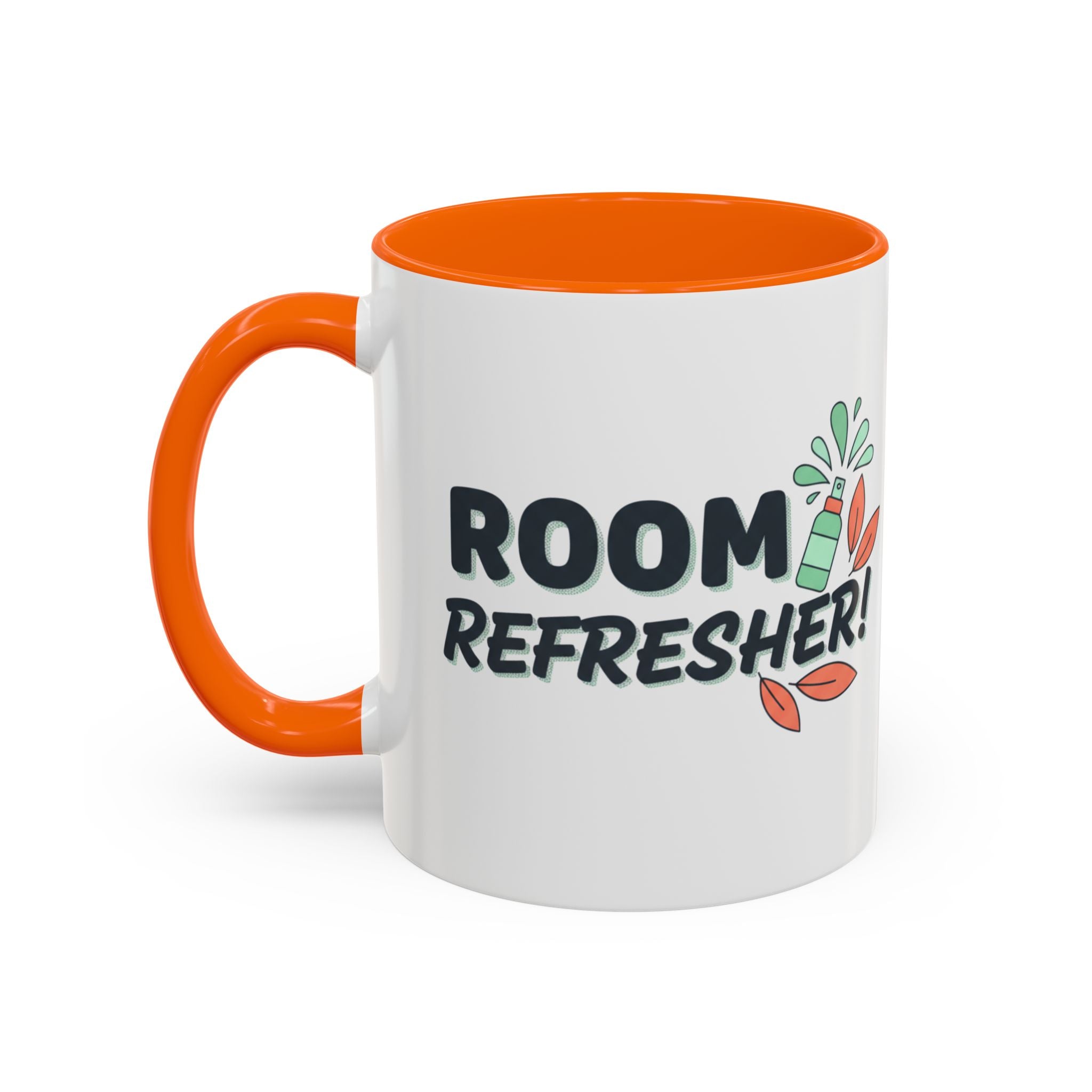Room Refresher Coffee Mug — Funny Scented Spray Graphic Accent Mug