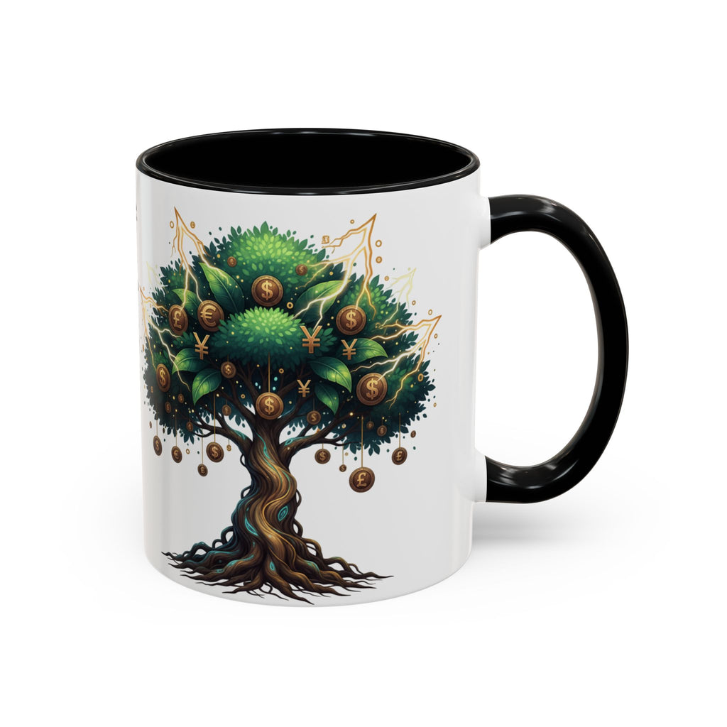 Accent Mug — Money Flows to Me Tree of Abundance Coffee Cup (11/15oz)