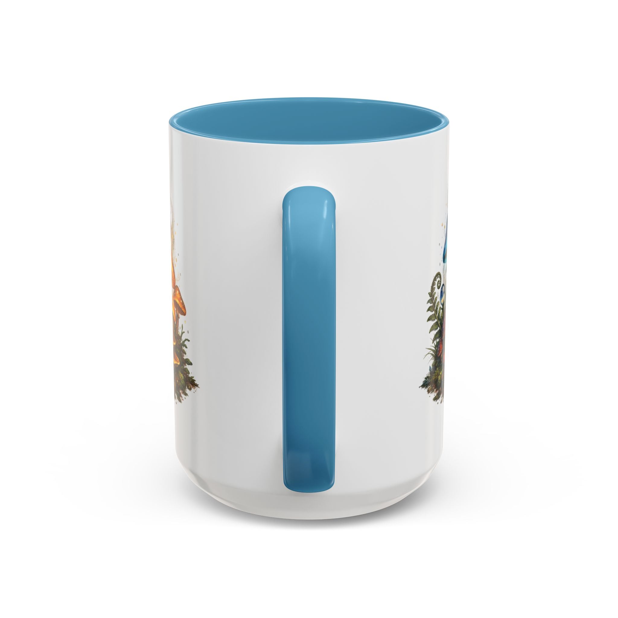 Colorful Fantasy Mushroom Coffee Mug — Accent Ceramic 11/15oz