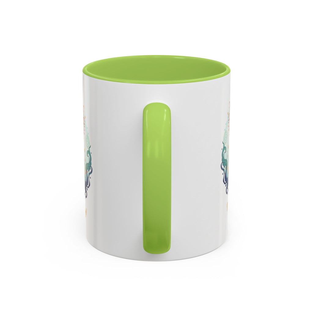 Namaste the Day Yoga Coffee Mug — Lotus Meditation Accent Mug (11/15oz)