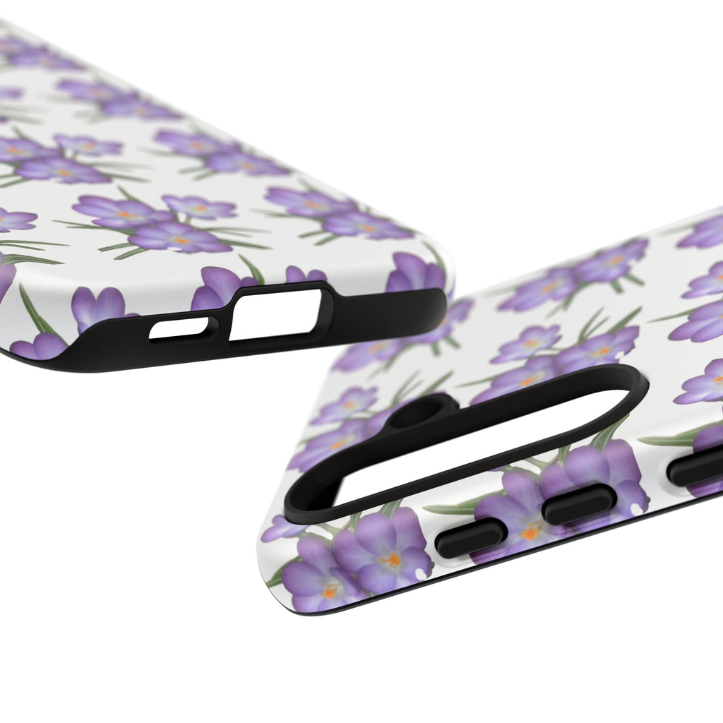 Tough Case — Purple Floral Phone Case