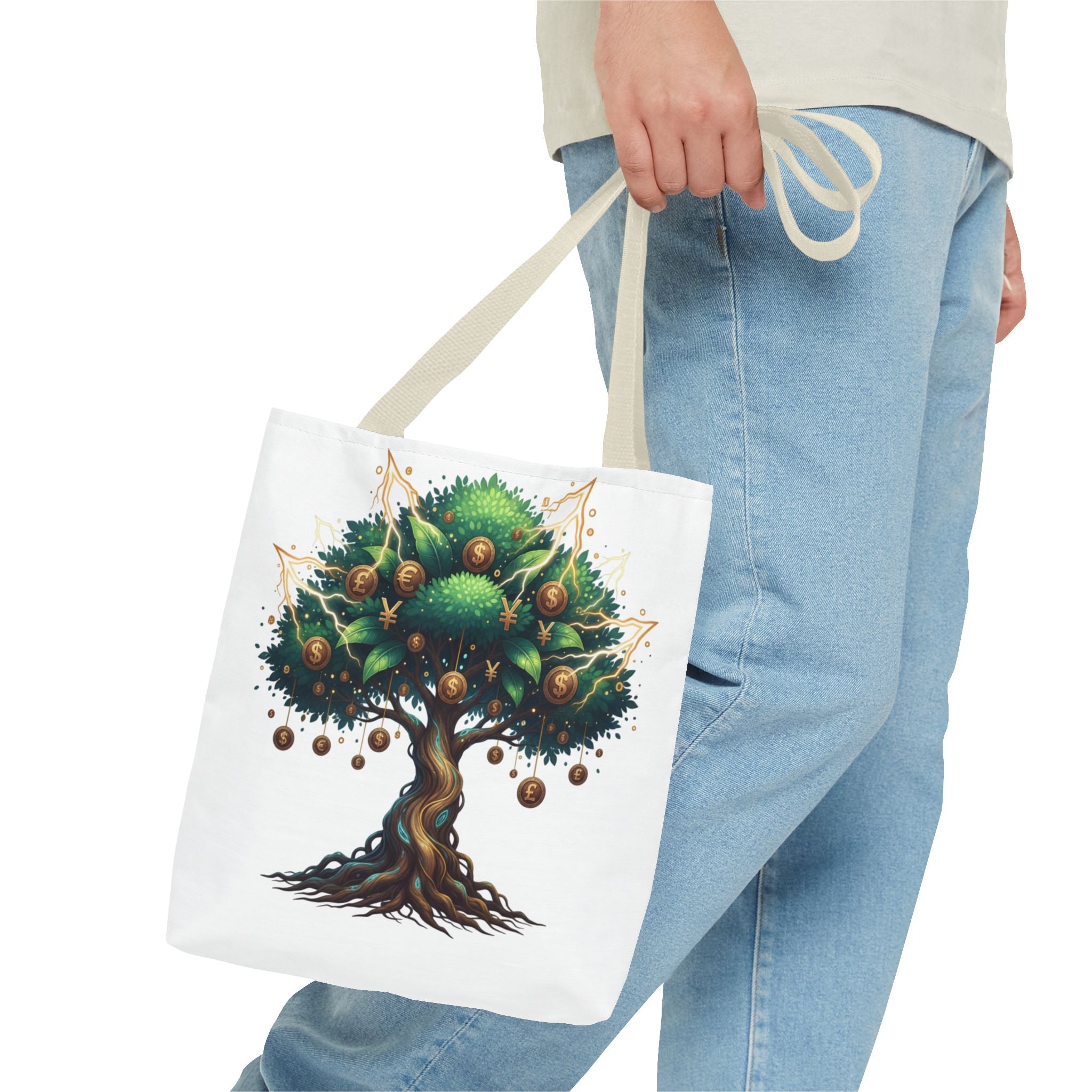 Tree of Life Tote Bag — Botanical Boho Eco Canvas Tote