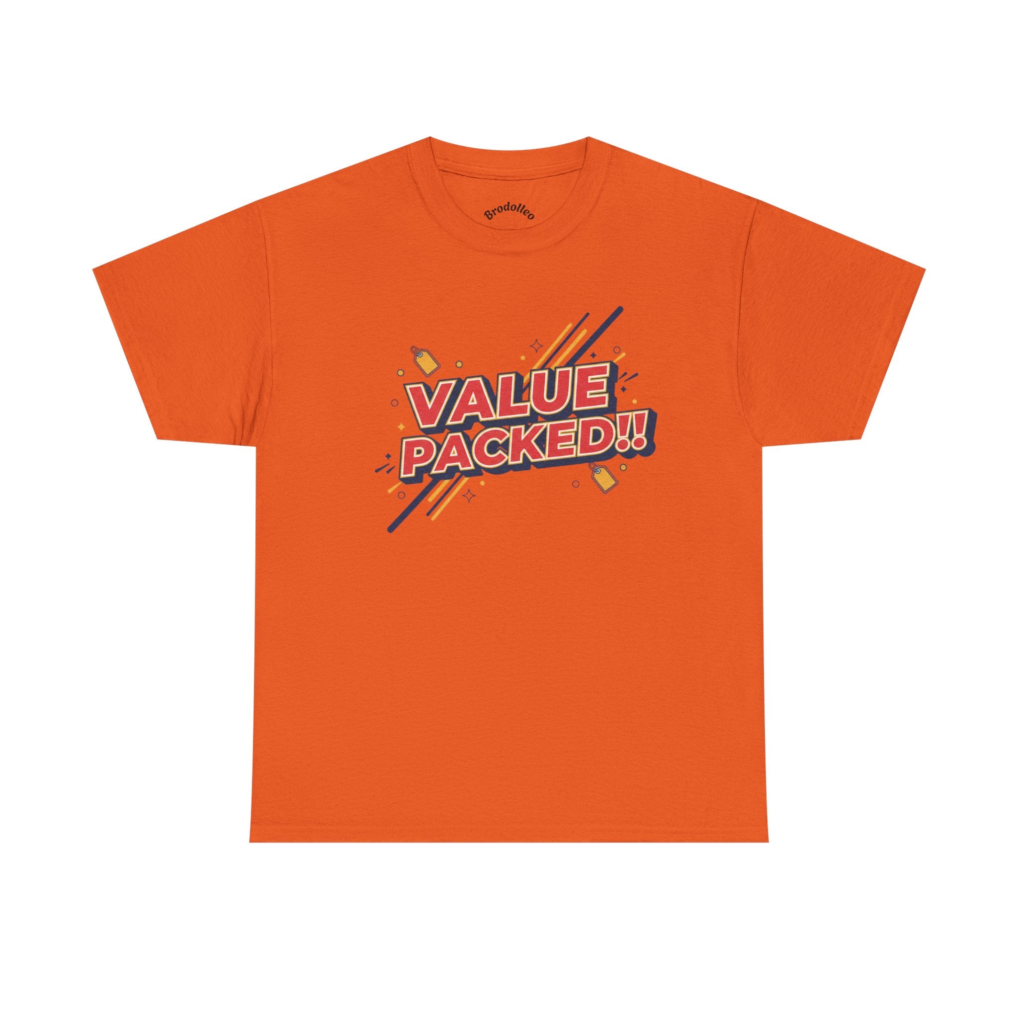 Value Packed! Graphic Tee — Retro Comic Style Casual T‑Shirt