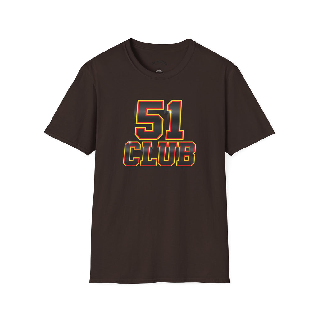 51 Club T‑Shirt — Vintage Collegiate Number Graphic Tee