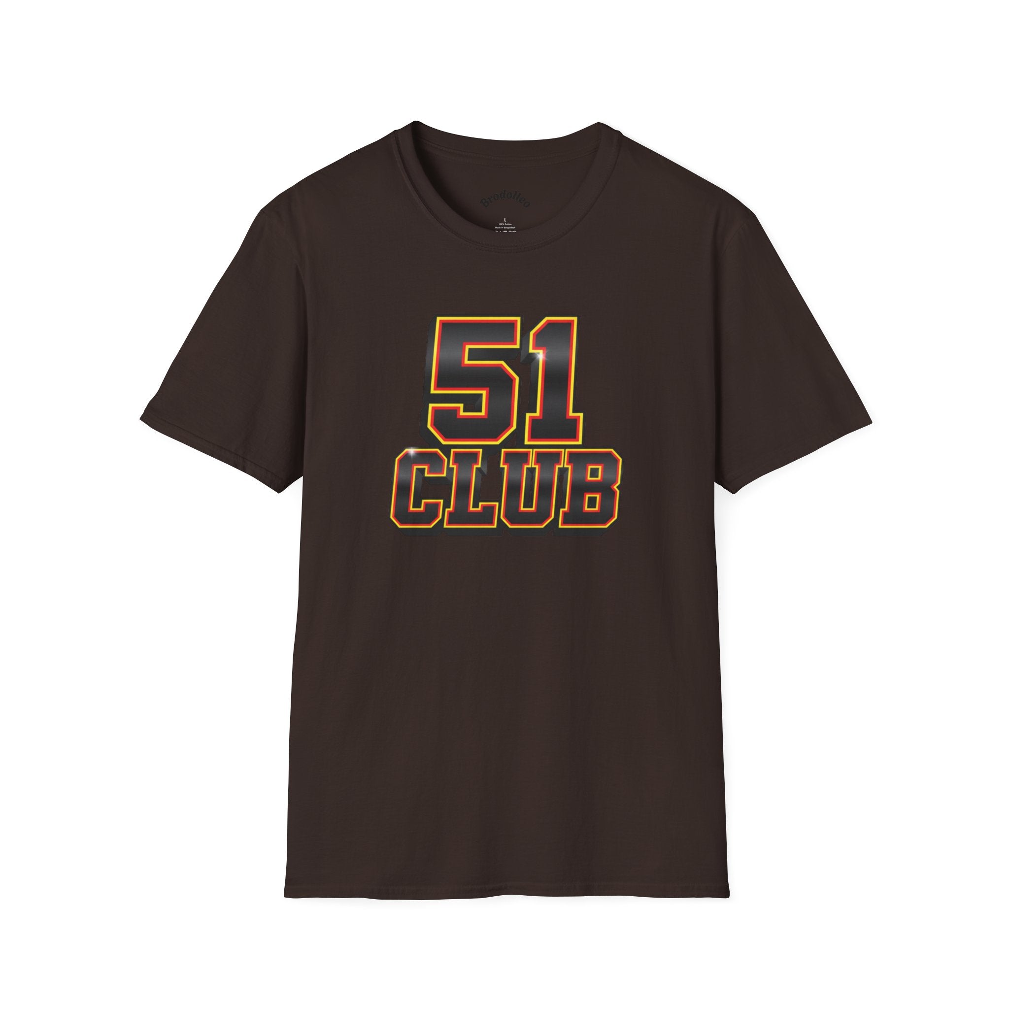 51 Club T‑Shirt — Vintage Collegiate Number Graphic Tee