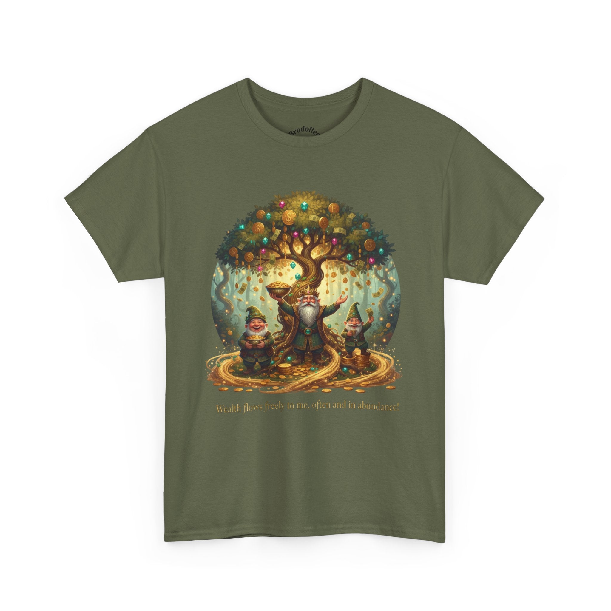 Fantasy Tree Spirits T-Shirt — "Walks from body to me, often in a shadow" Graphic Tee