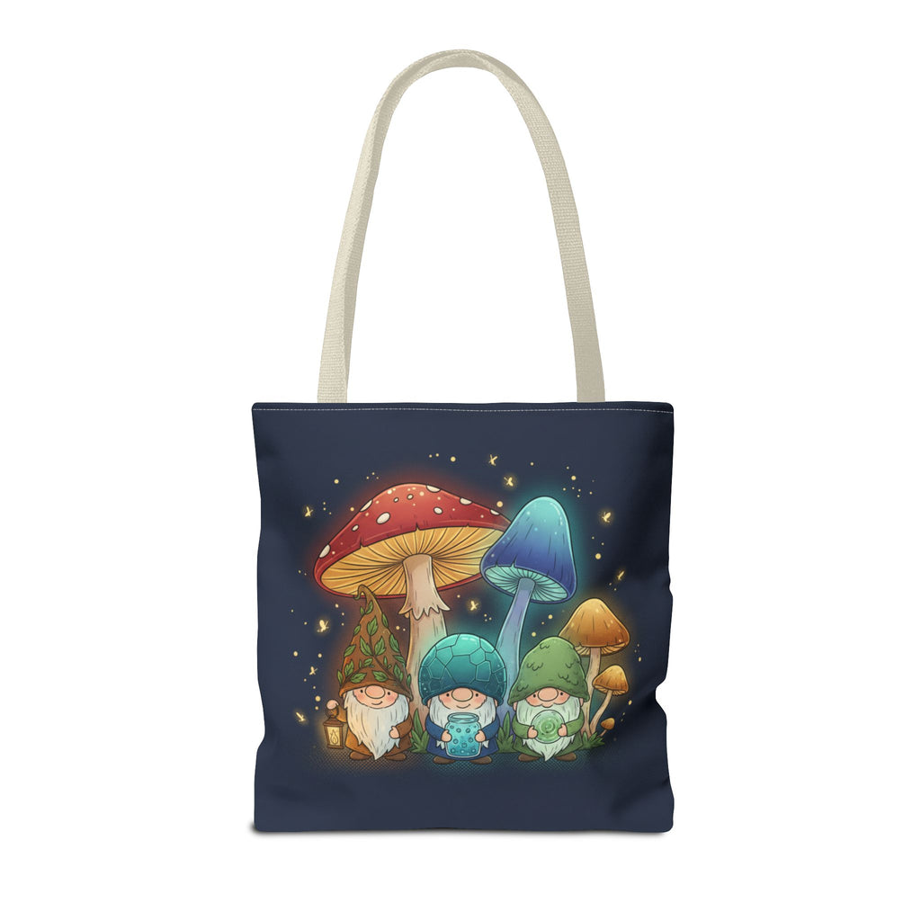 Mushroom Gnome Tote Bag — Whimsical Forest Fairycore AOP Tote