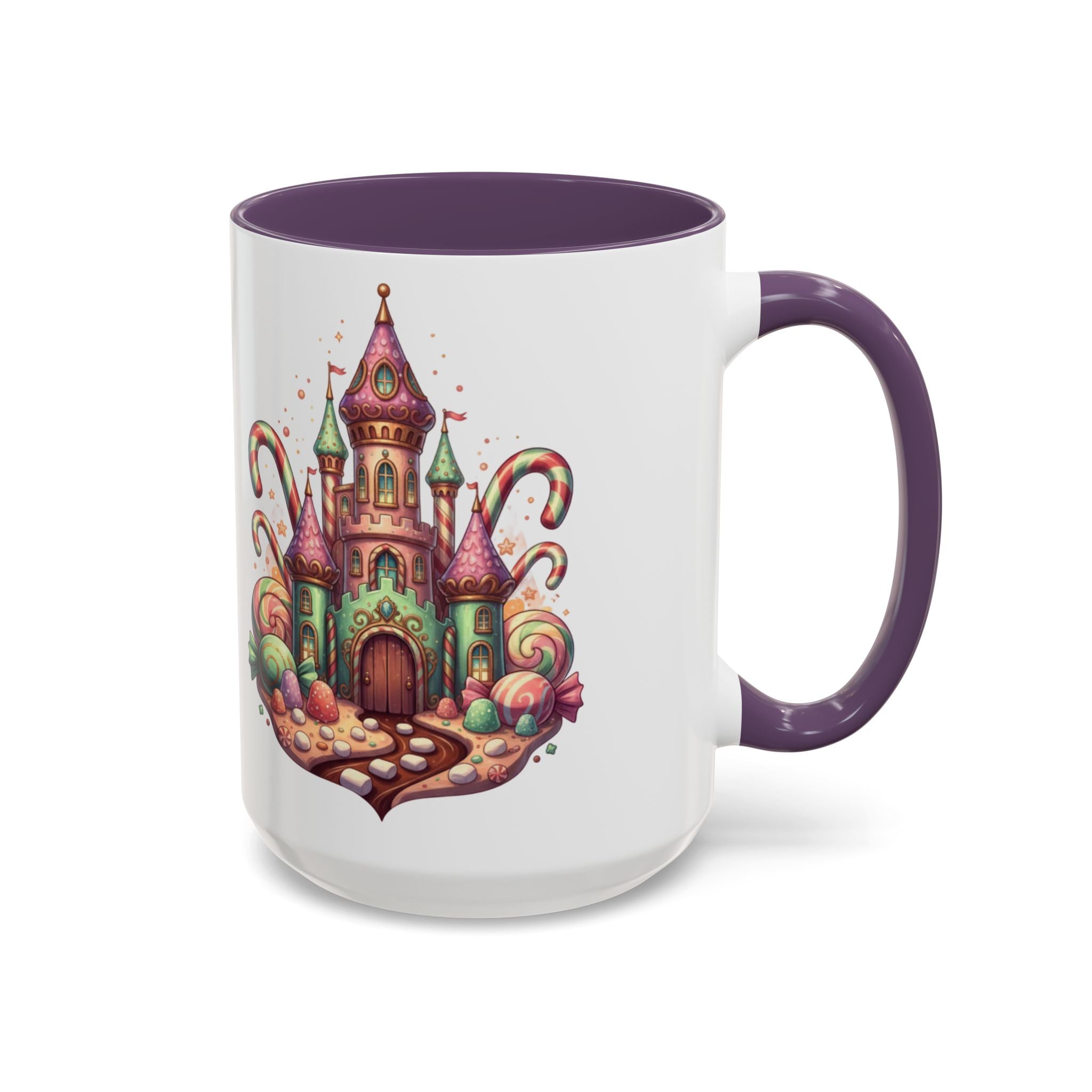 Candy Castle Coffee Mug — Whimsical Sweet Shoppe Accent Mug (11/15 oz)
