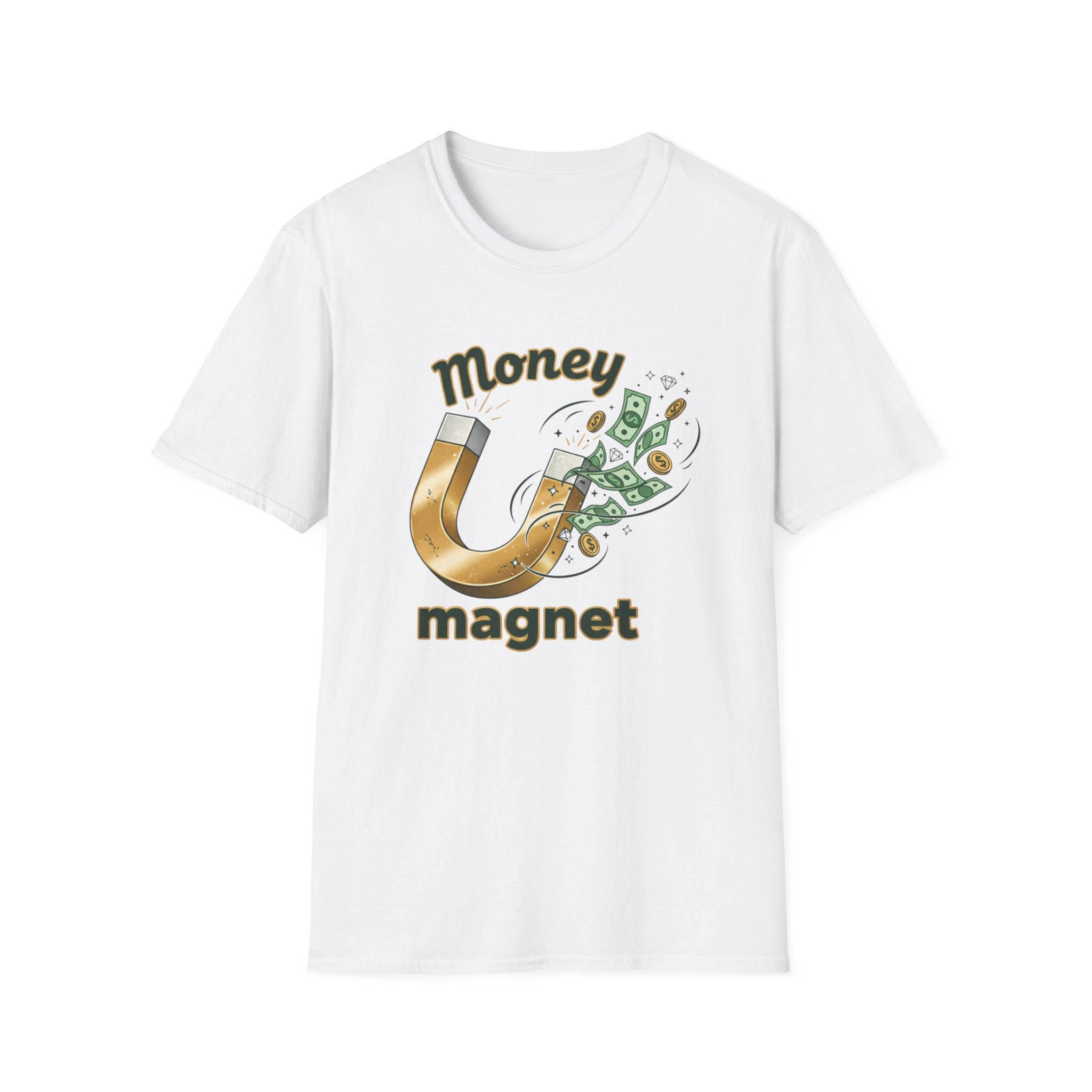 Money Magnet T-Shirt – Funny Cash Magnet Graphic Tee