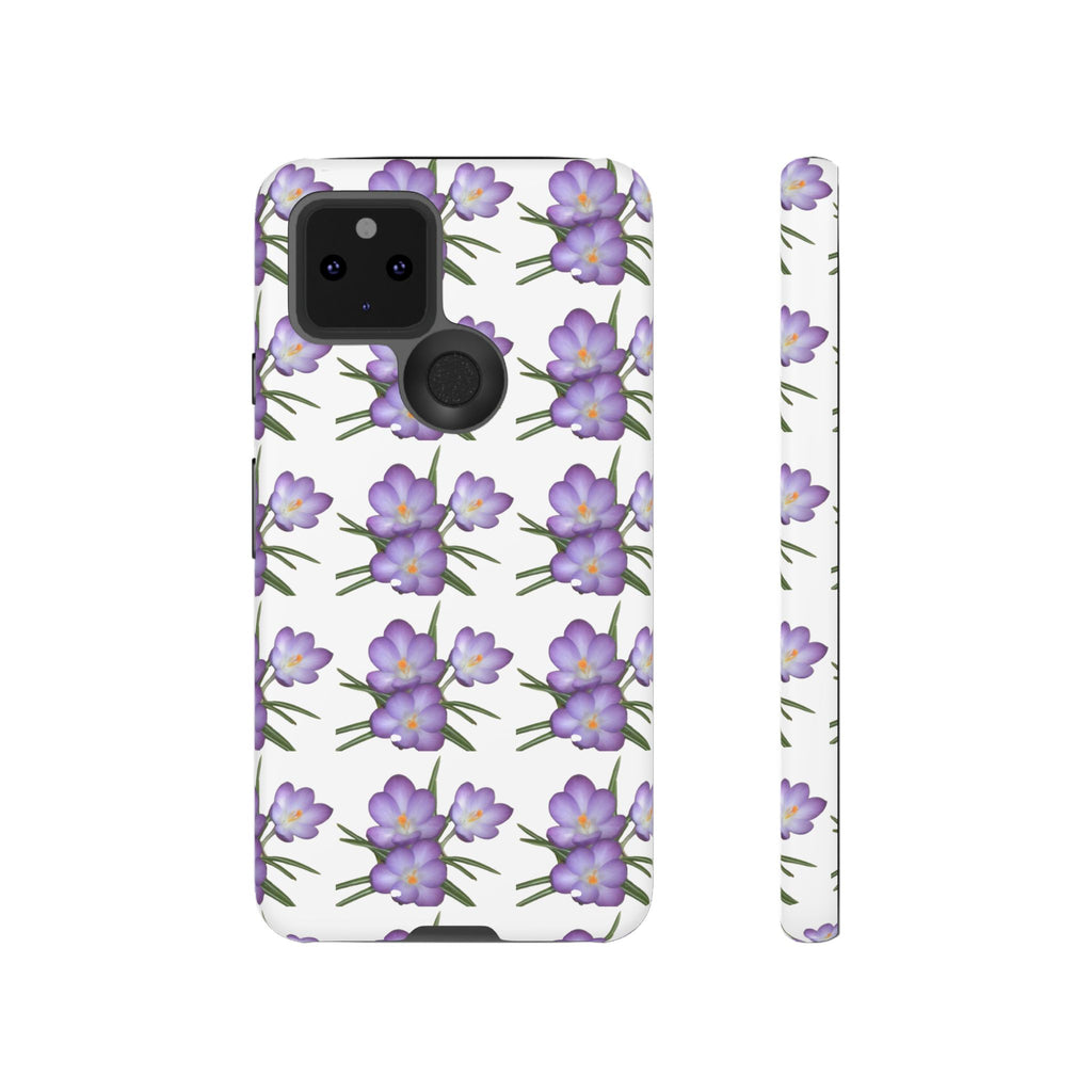 Tough Case — Purple Floral Phone Case