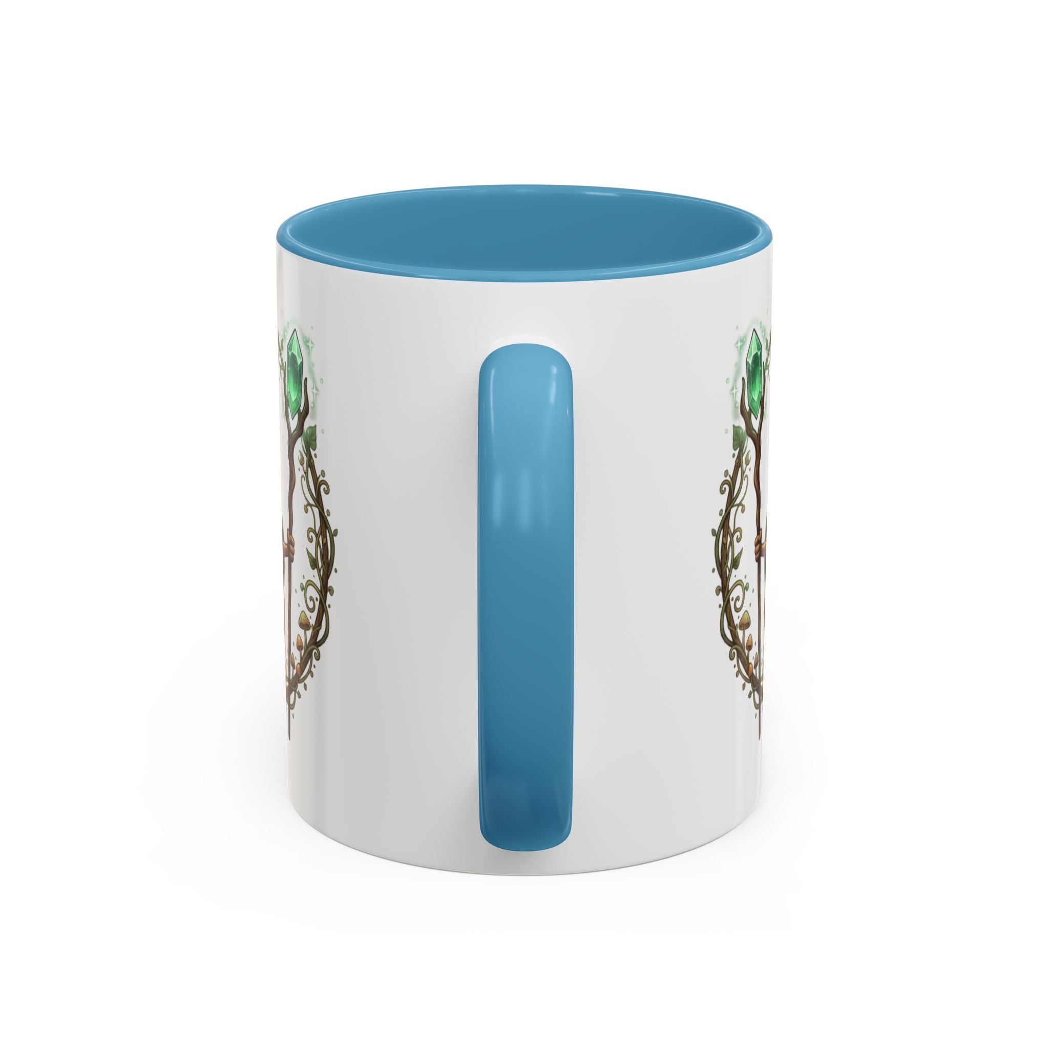 Cute Turtle Wizard Coffee Mug — Fantasy Magic Accent Mug (11/15oz)