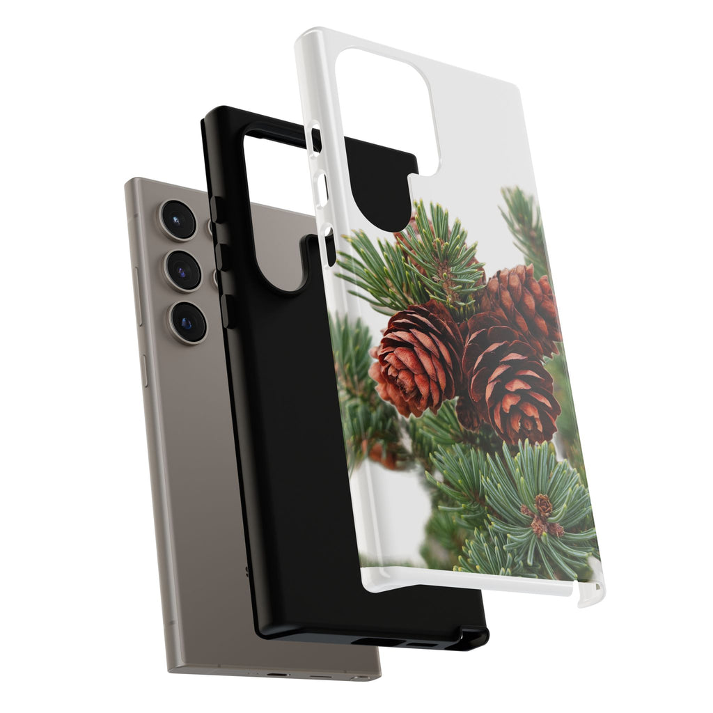 Pinecone Tough Phone Case — Protective Botanical Phone Cover