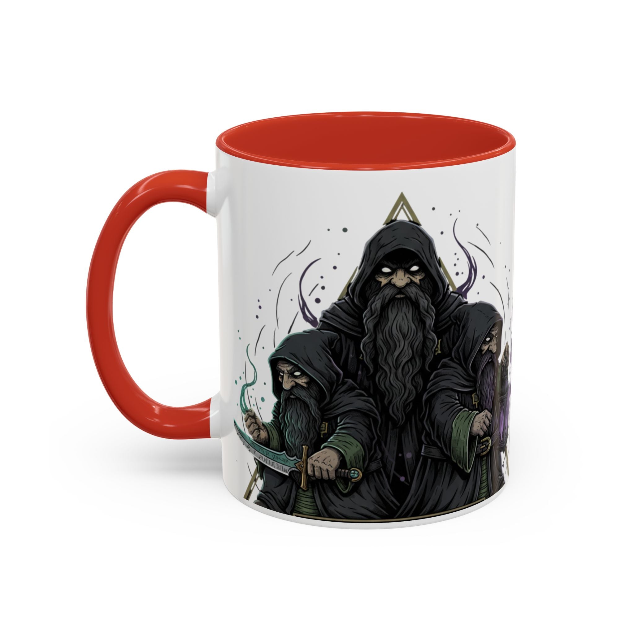 Grim Sorcerer Accent Coffee Mug – Witchy Wizard Magic 11/15oz
