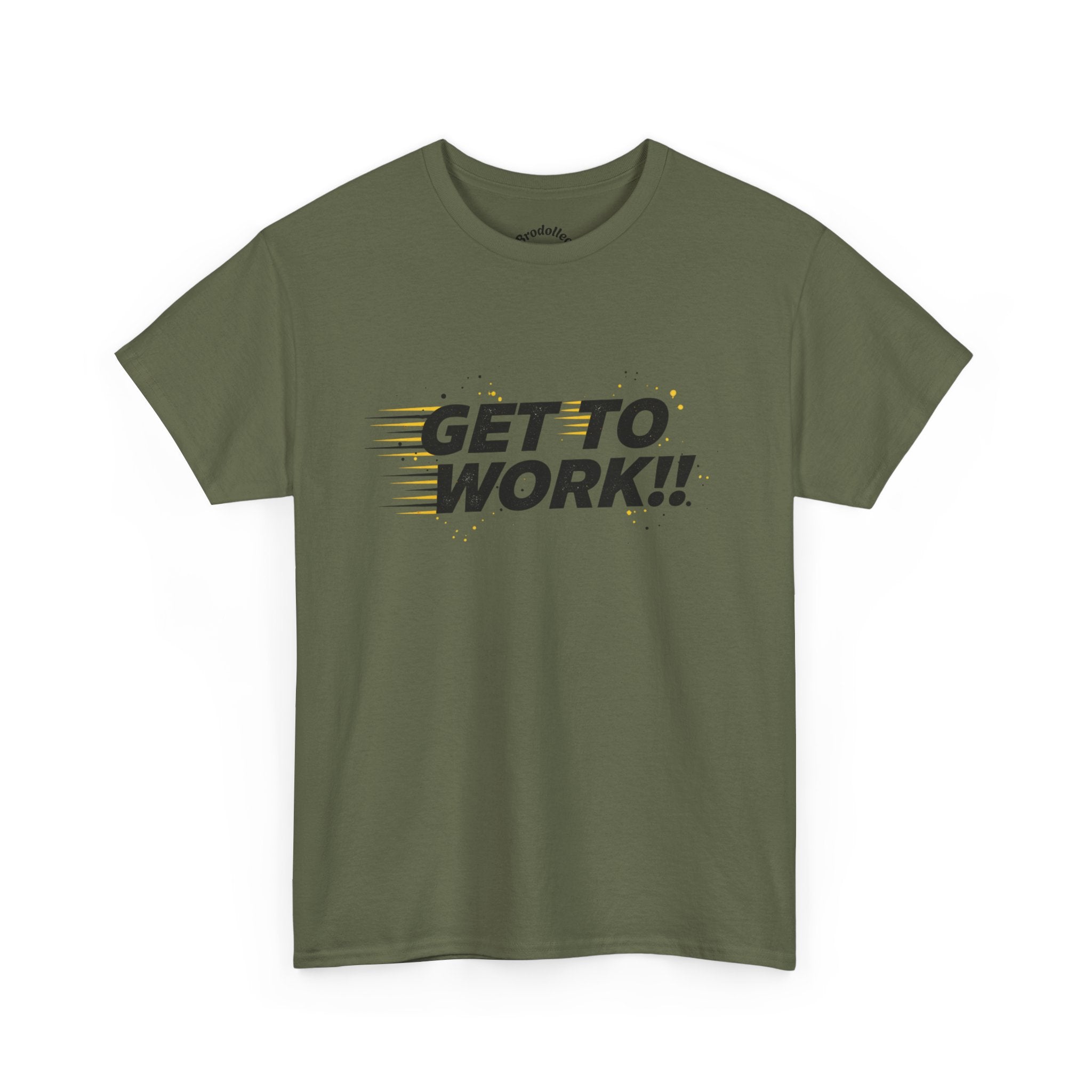 Get To Work!! T-Shirt — Motivational Retro Strike Graphic Tee