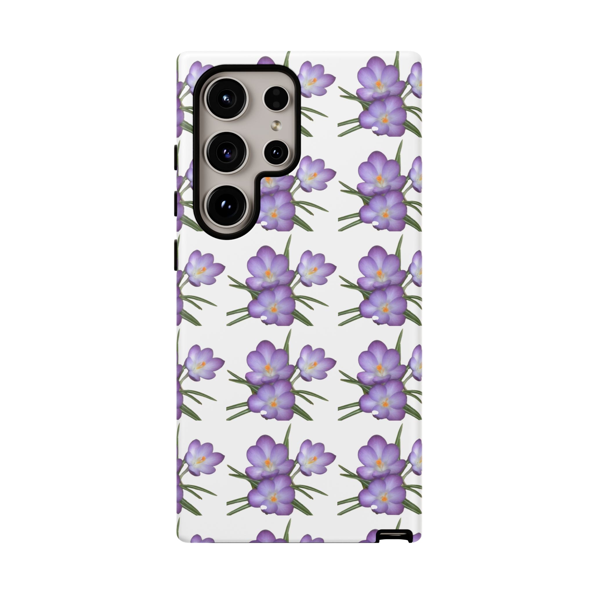 Tough Case — Purple Floral Phone Case