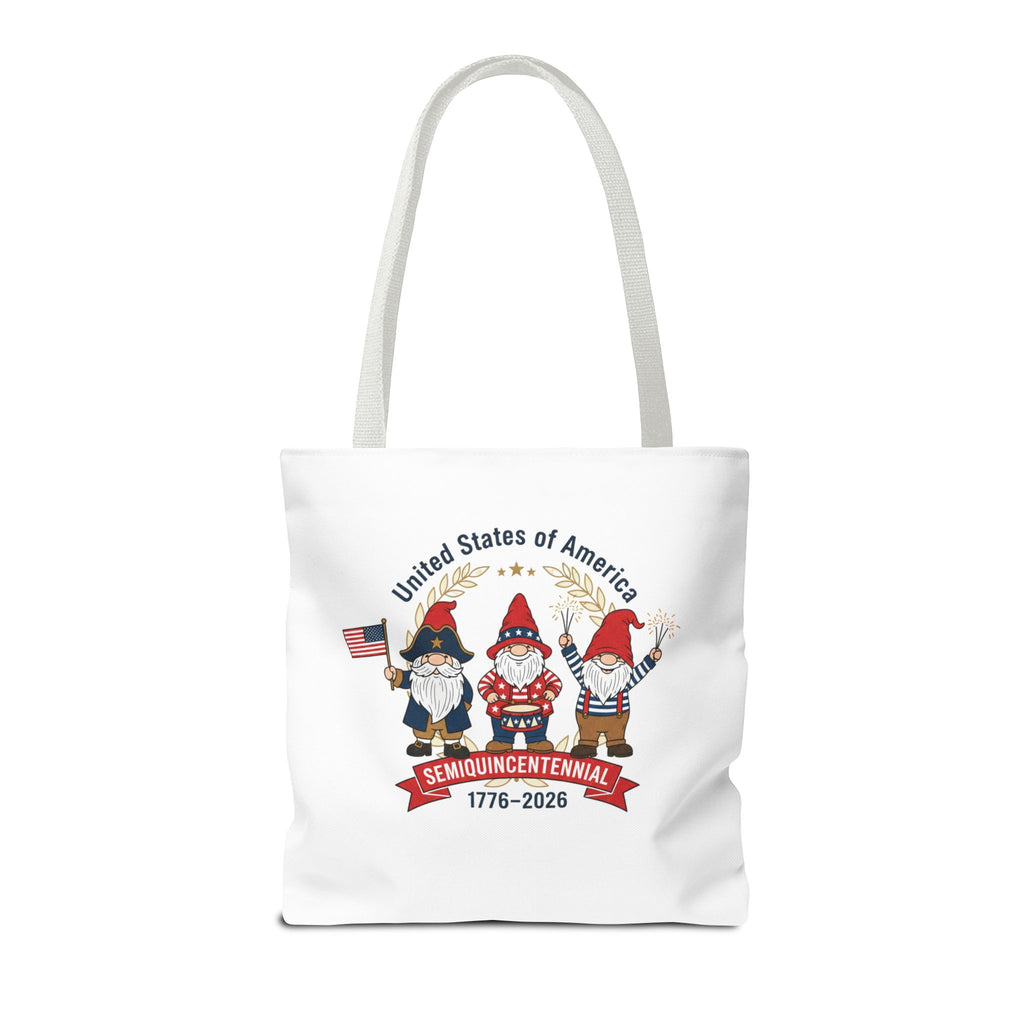 Tote Bag — USA 250th Semiquincentennial 1776–2026 Patriotic Gnome Tote