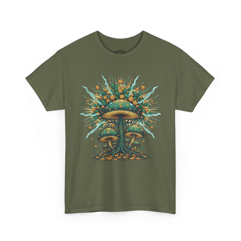 Mushroom Tree Graphic Tee — Psychedelic Nature Art T-Shirt