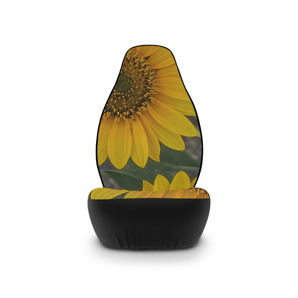 Sunflower Car Seat Covers — Bright Floral Auto Seat Protector