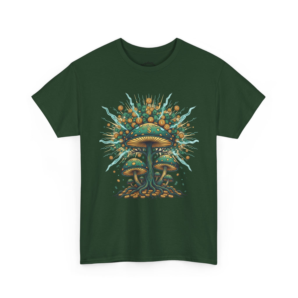 Mushroom Tree Graphic Tee — Psychedelic Nature Art T-Shirt