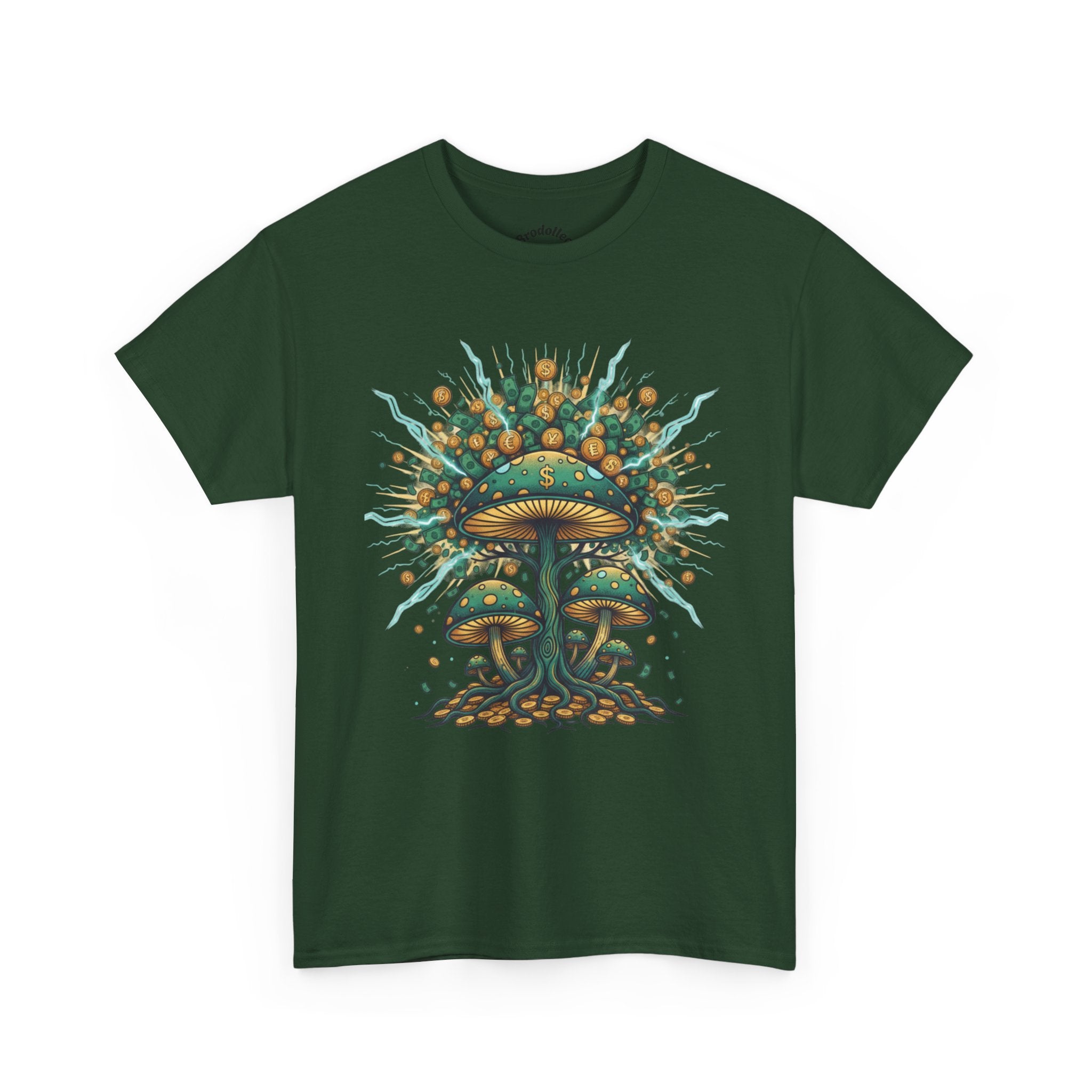 Mushroom Tree Graphic Tee — Psychedelic Nature Art T-Shirt