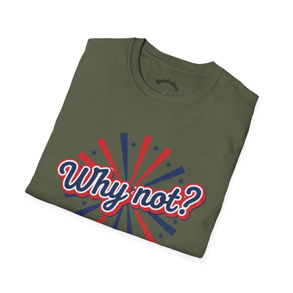 Why Not? Retro Firework Graphic T-Shirt