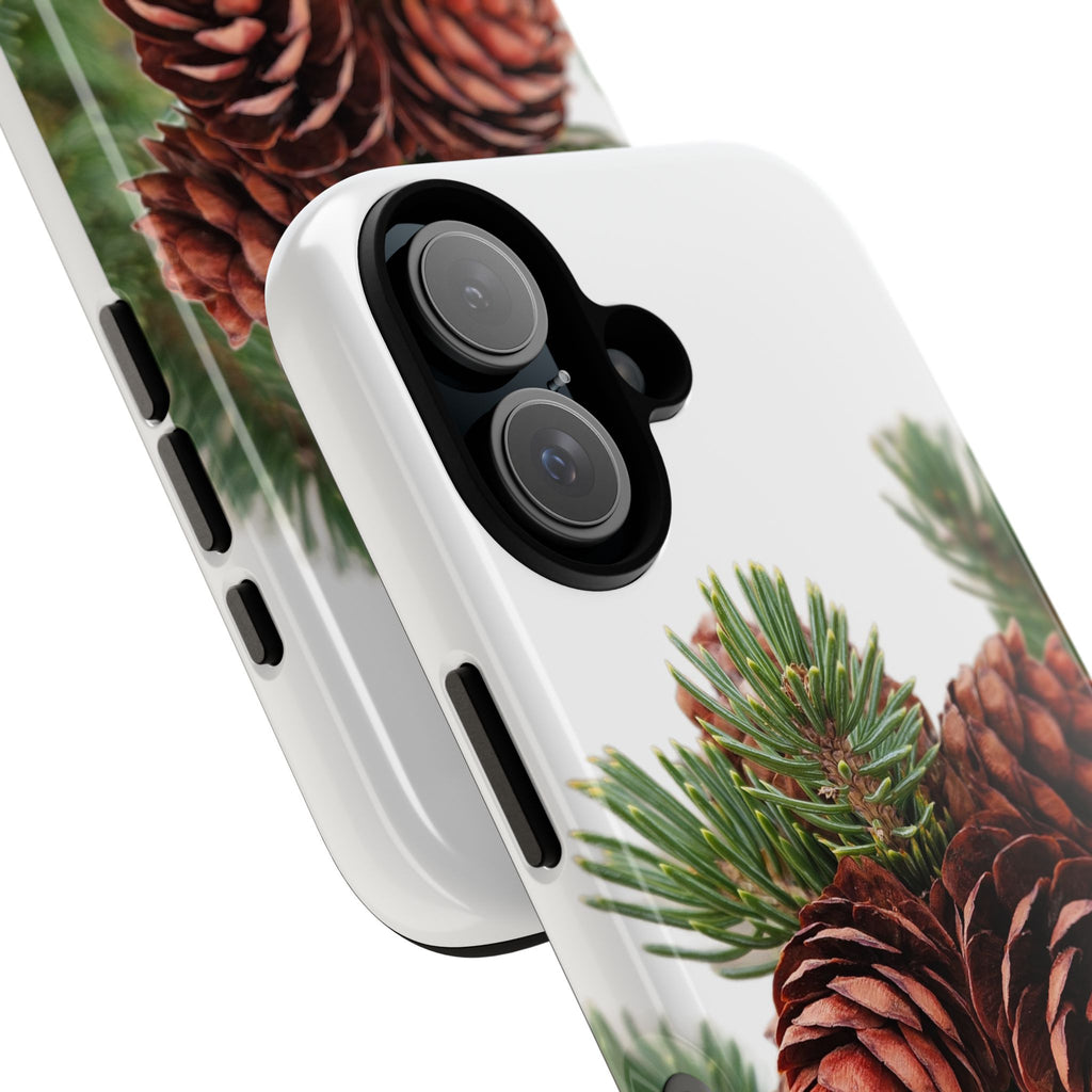 Pinecone Tough Phone Case — Protective Botanical Phone Cover