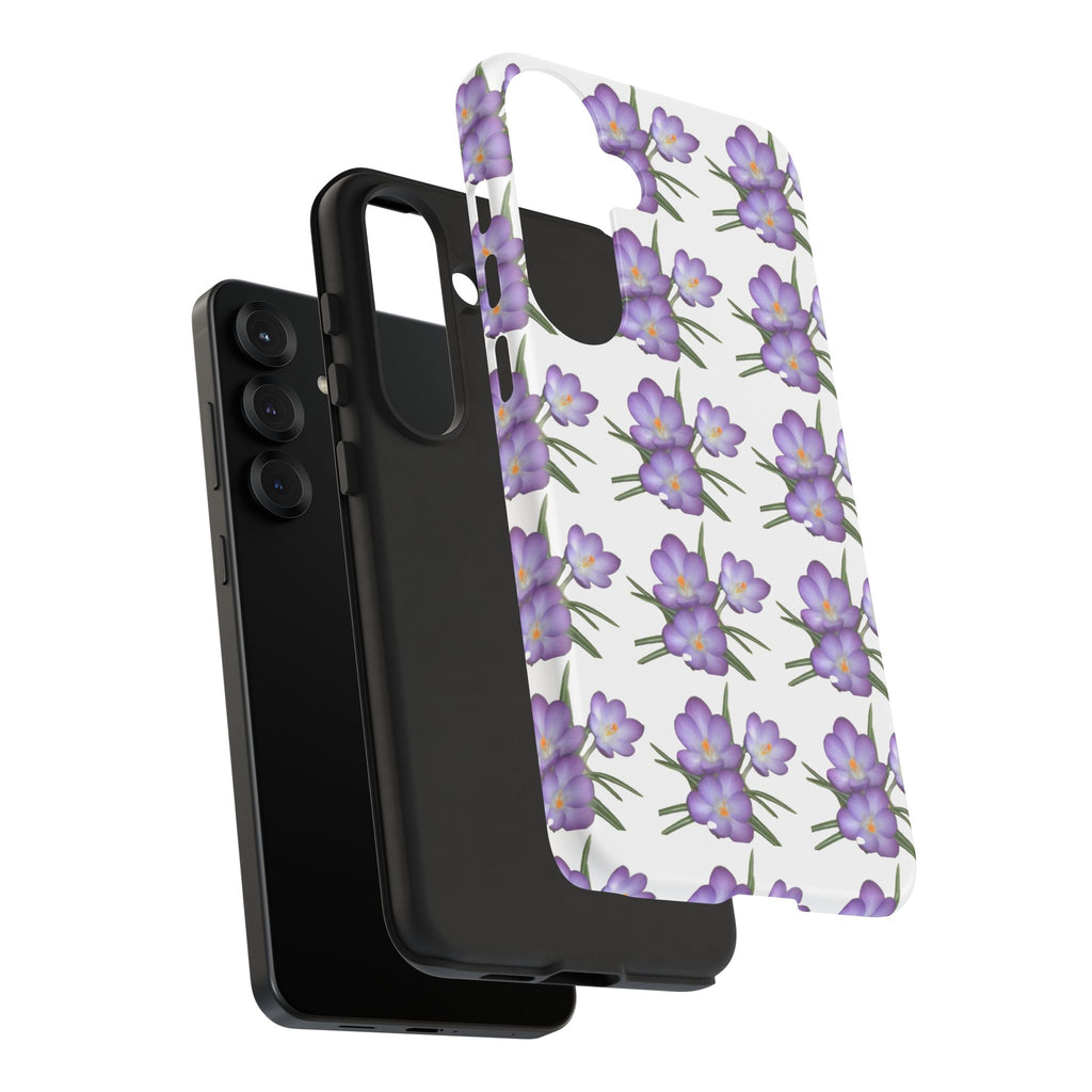 Tough Case — Purple Floral Phone Case