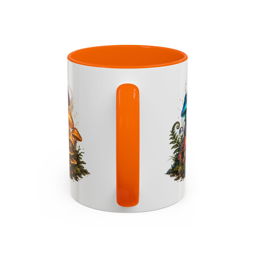 Colorful Fantasy Mushroom Coffee Mug — Accent Ceramic 11/15oz