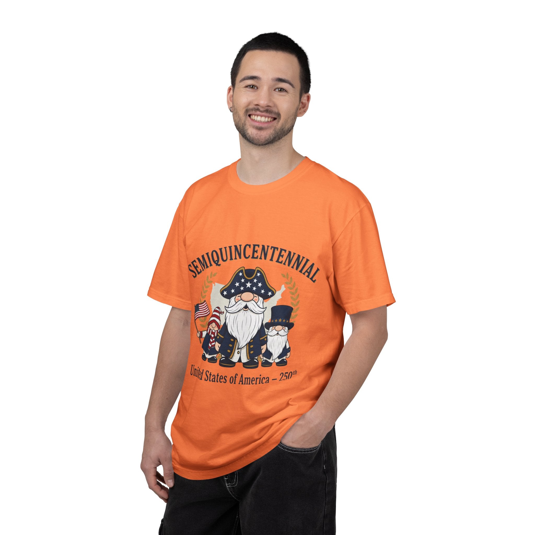 Semiquincentennial Gnome Family T-shirt | USA 250th Independence Design
