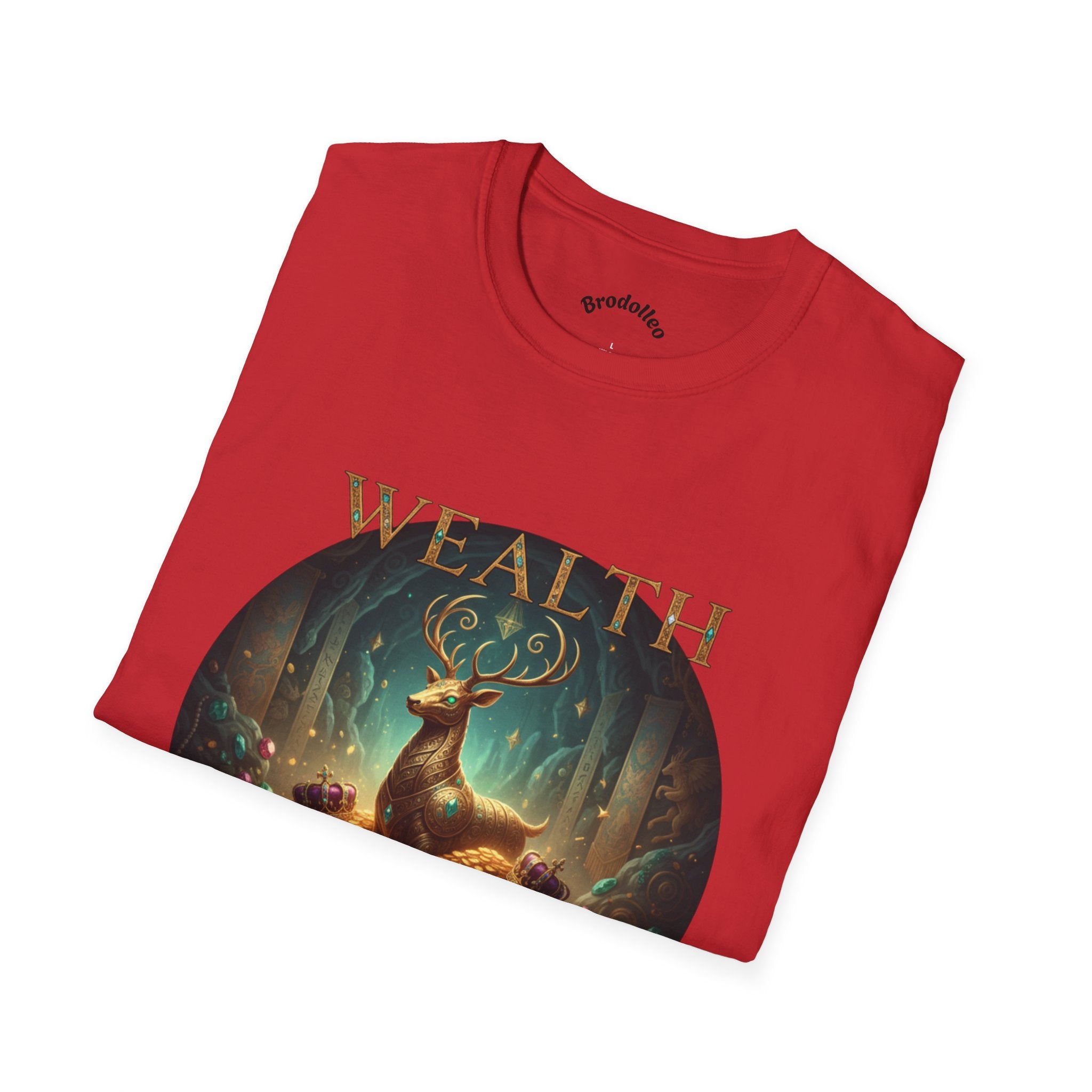 Wealth Deer Graphic T-Shirt — Mystical Forest Stag Design