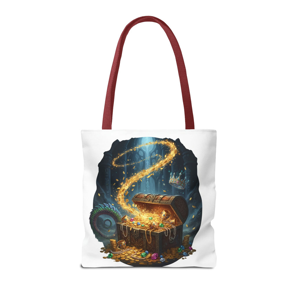 Magic Treasure Chest Tote Bag — Fantasy Pirate Gold Illustration Tote