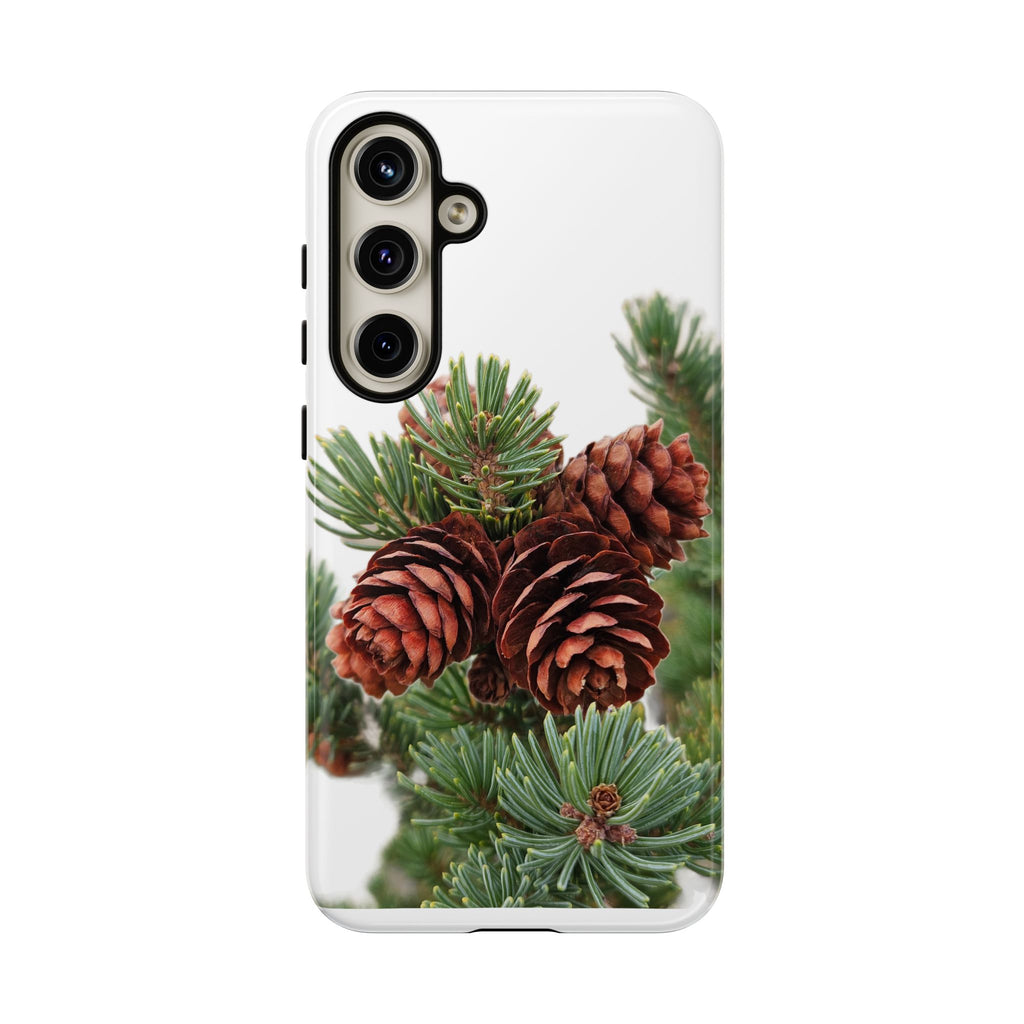 Pinecone Tough Phone Case — Protective Botanical Phone Cover
